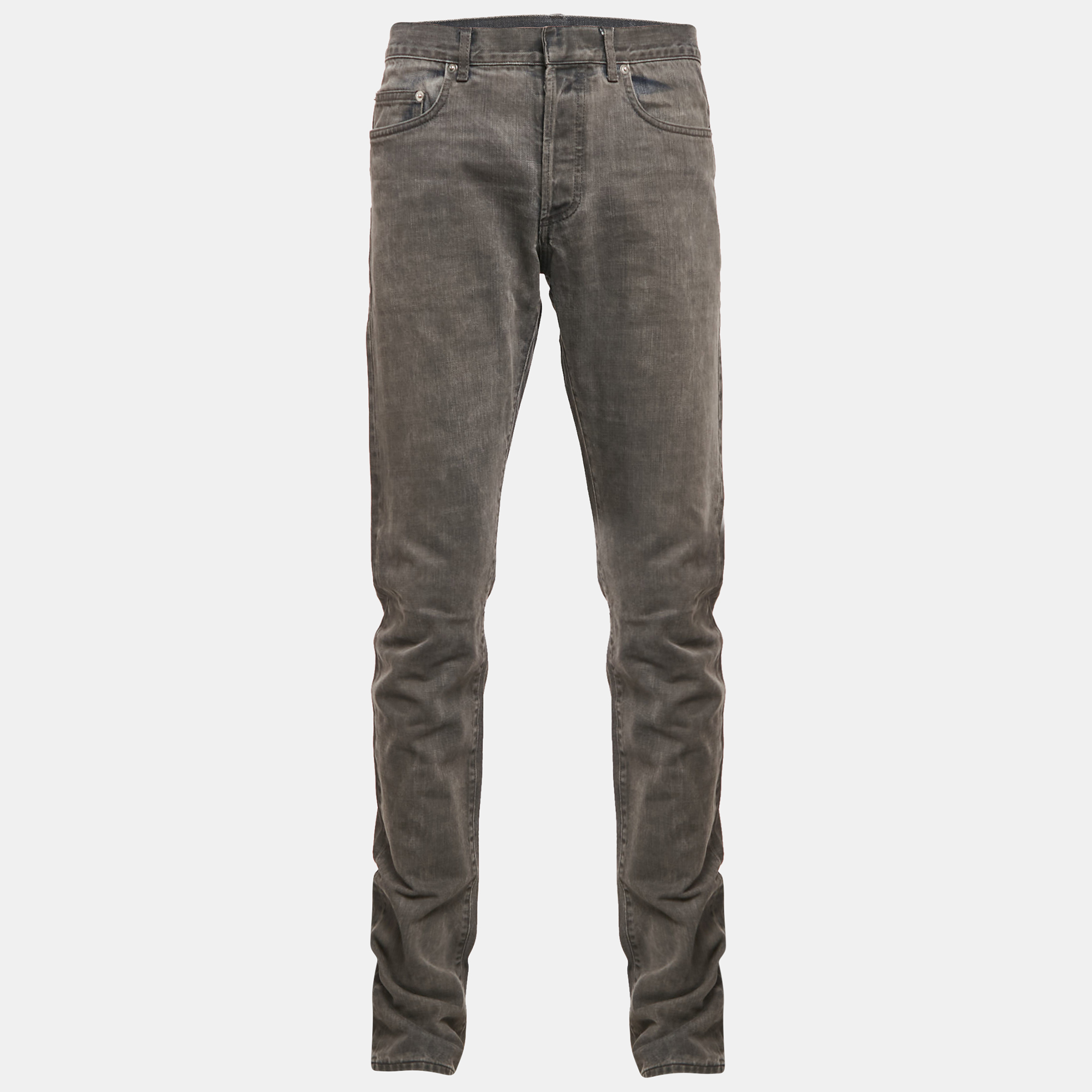 

Dior Homme Grey Denim Jeans M Waist 33"