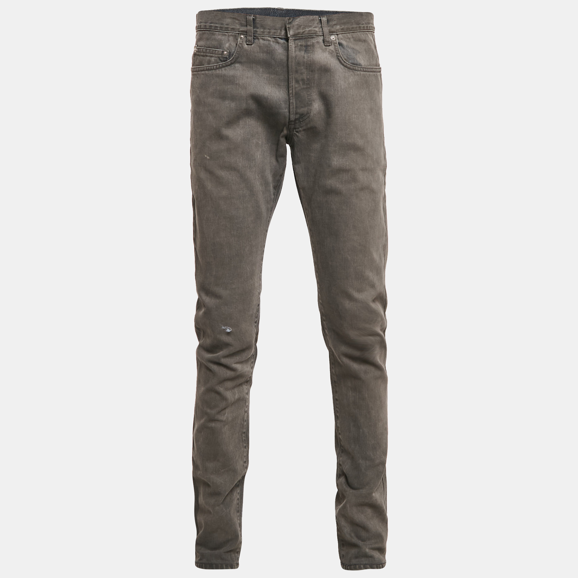 

Dior Homme Grey Denim Jeans M Waist 33"