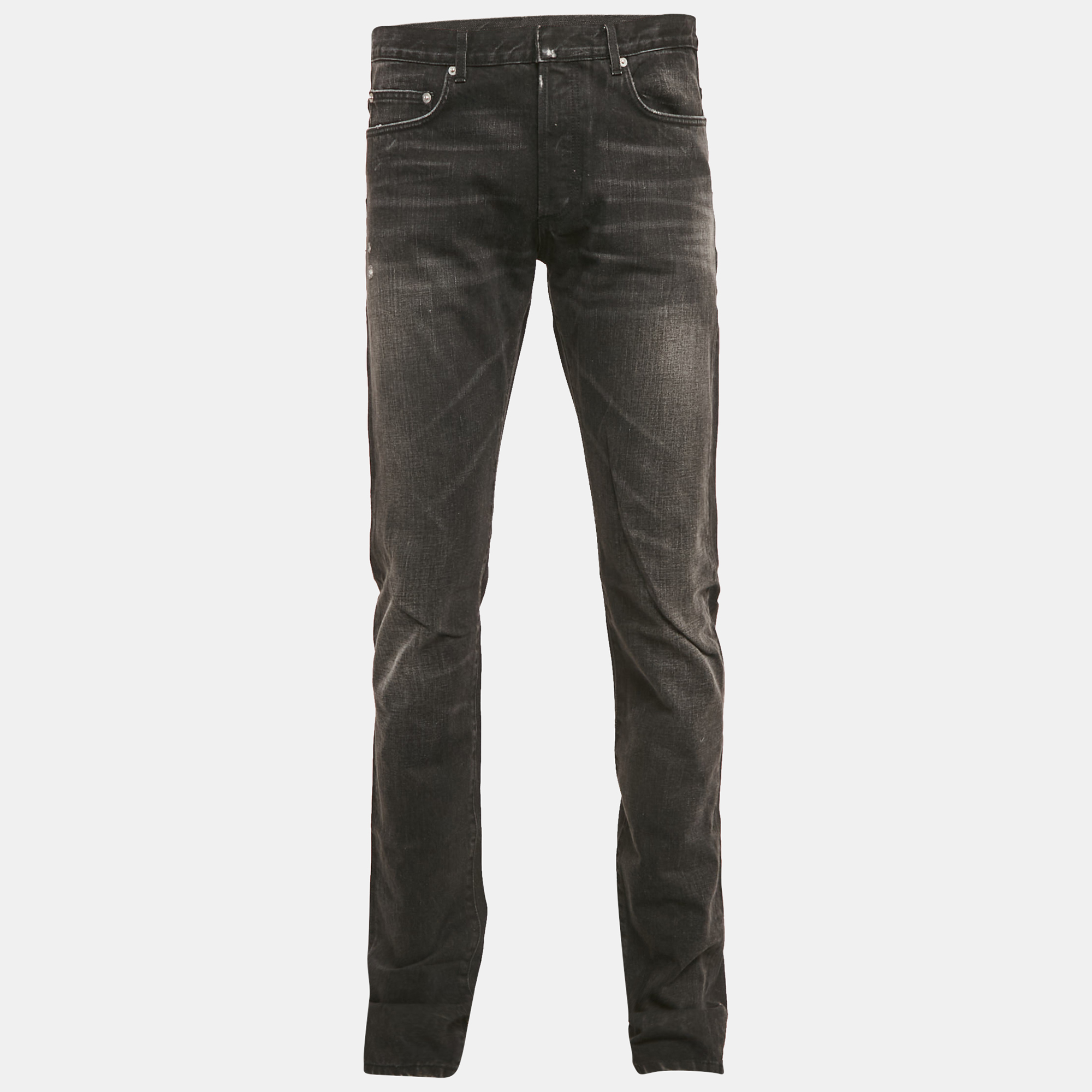 

Dior Homme Distressed Denim Jeans M Waist 33", Black