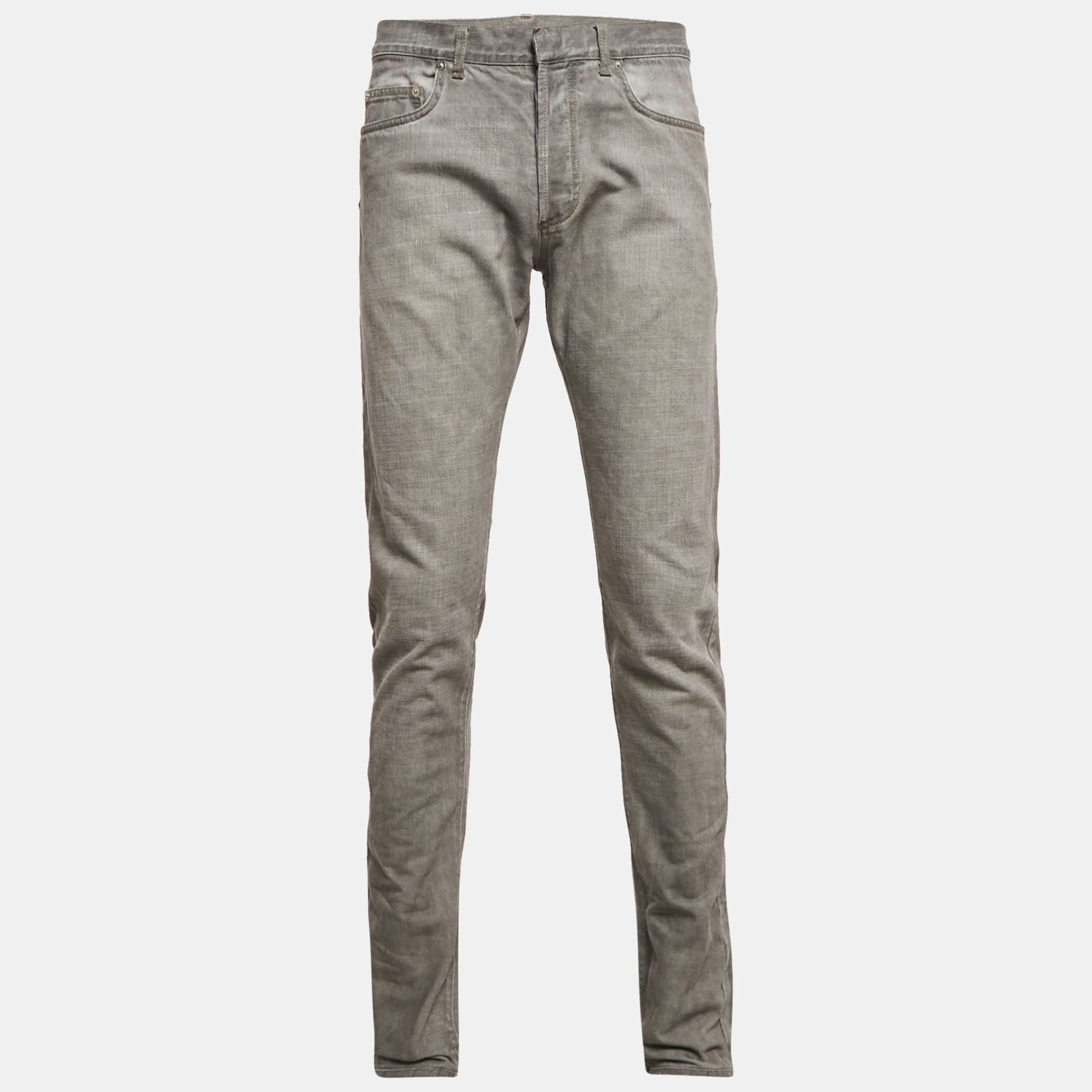 

Dior Homme Grey Denim Regular Fit Jeans L Waist 33"