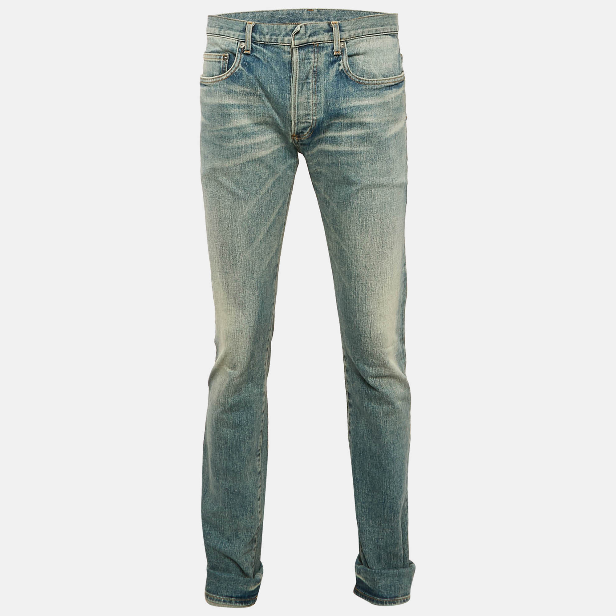 

Dior Home Blue Faded Denim Jeans L Waist 33"