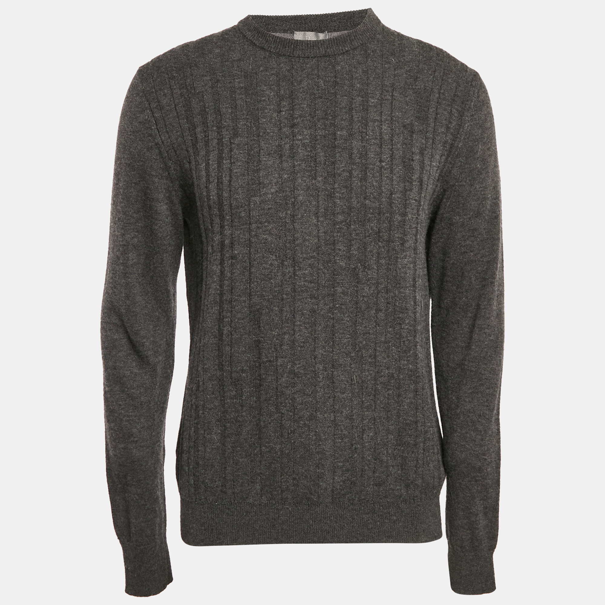 

Dior Homme Dark Grey Wool Crew Neck Long Sleeve Sweater S