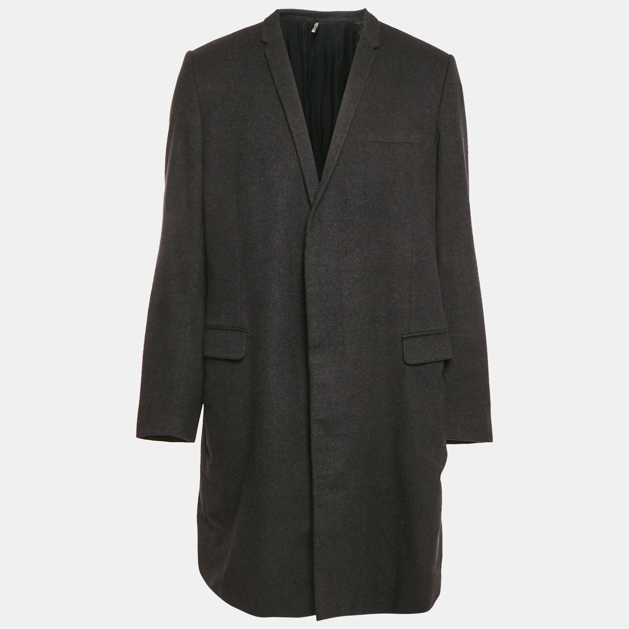 

Dior Homme Black Cashmere Felt Coat XXL, Grey