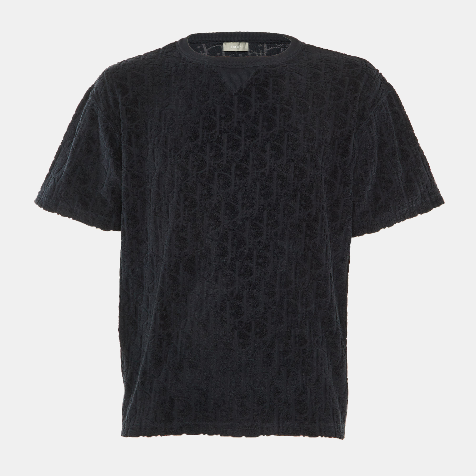 

Dior Homme Black Terry Oblique T-Shirt XL