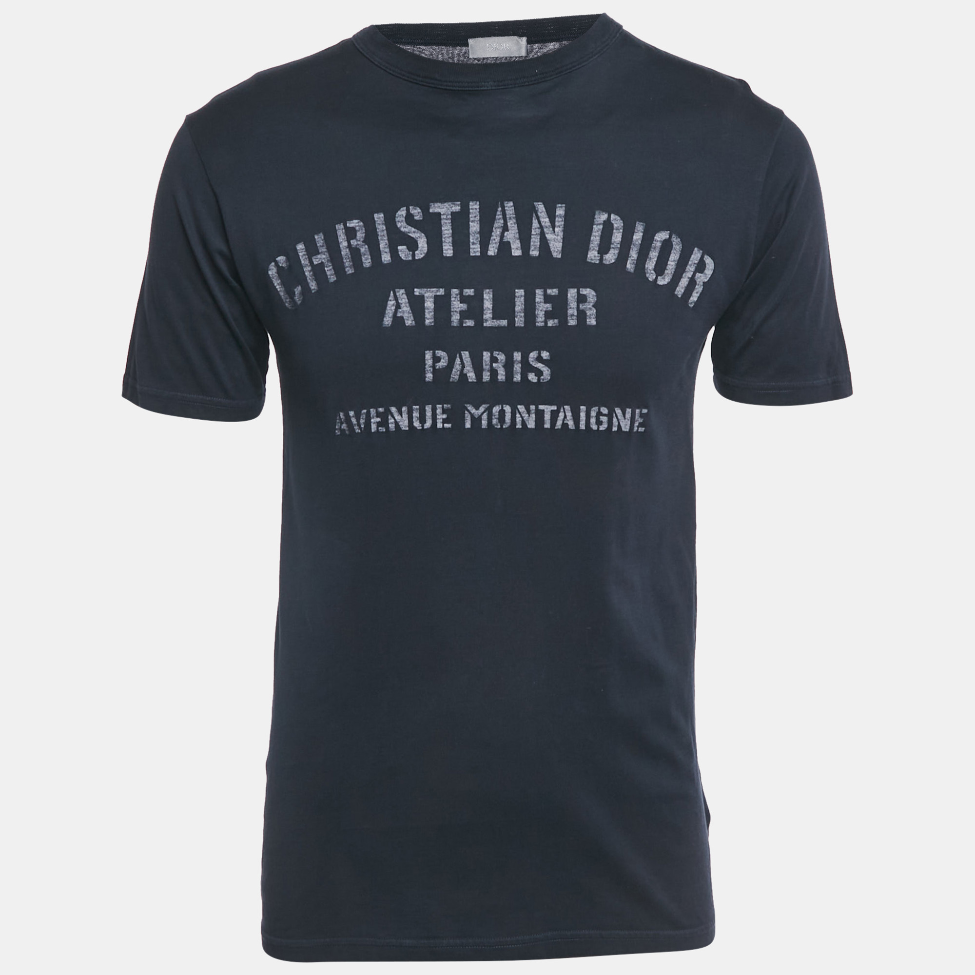 Click to view more detailed imagery on our partner's website Pre-owned Dior Blue Printed Jersey T-shirt Xs