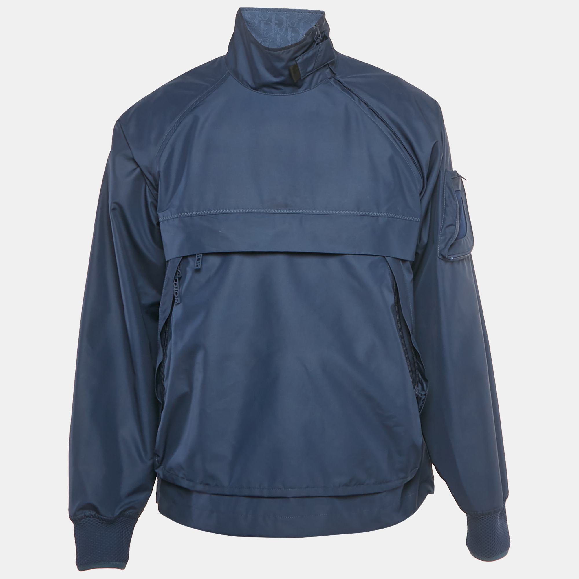 

Dior Homme Blue Synthetic Windbreaker Jacket S