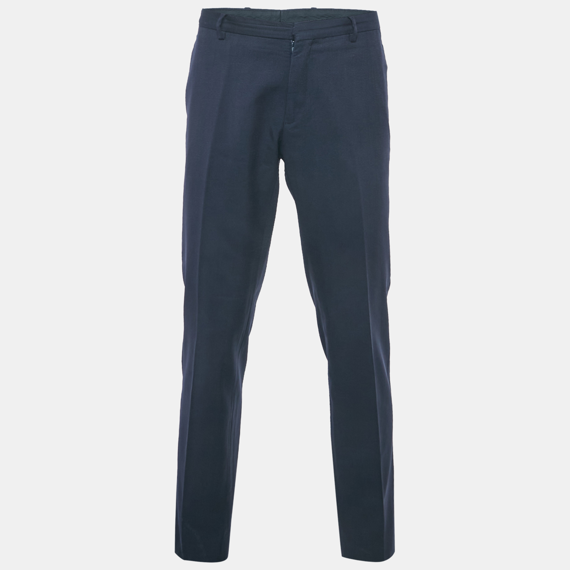

Dior Homme Blue Wool Formal Trousers L