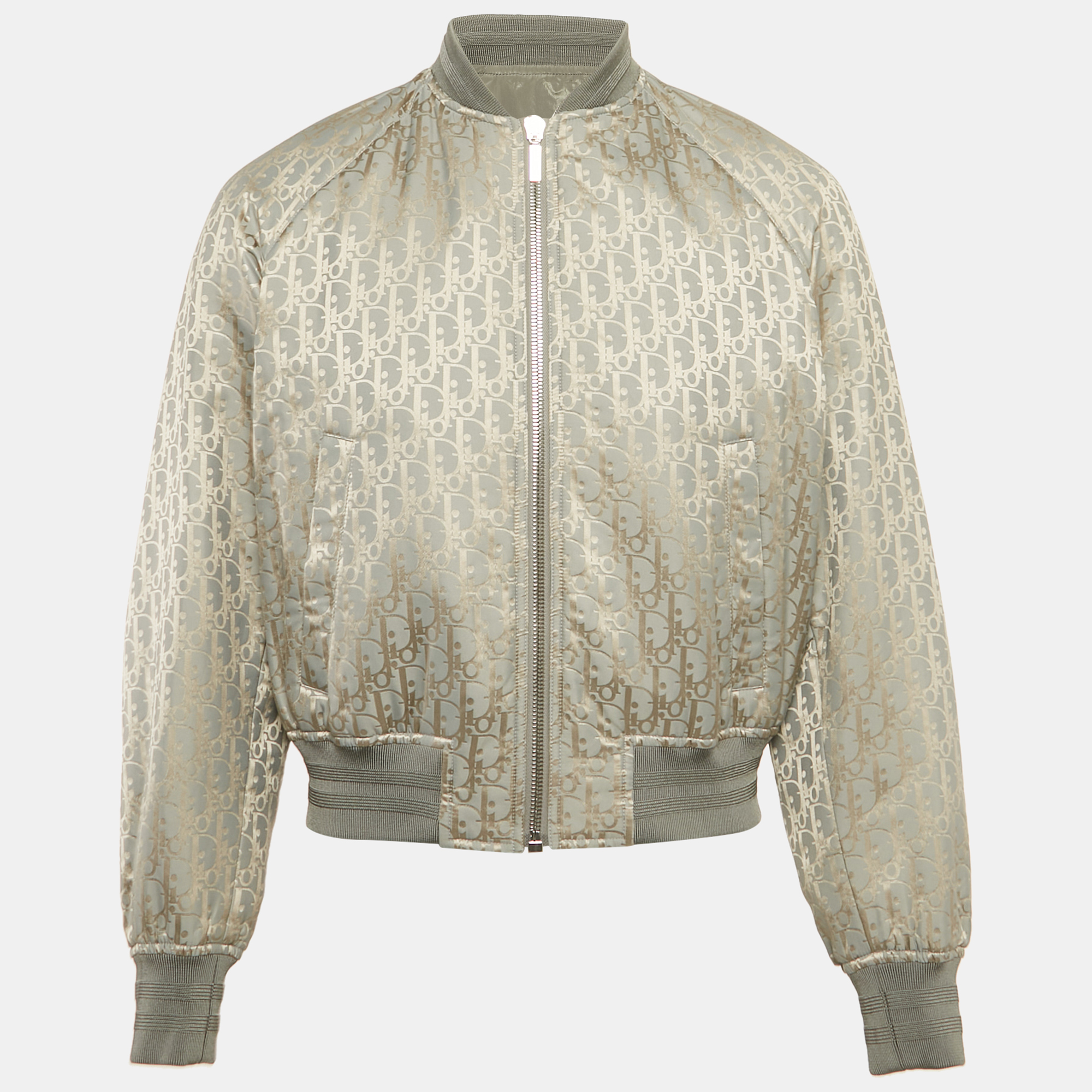 

Dior Homme Grey Oblique Nylon Reversible Blouson M