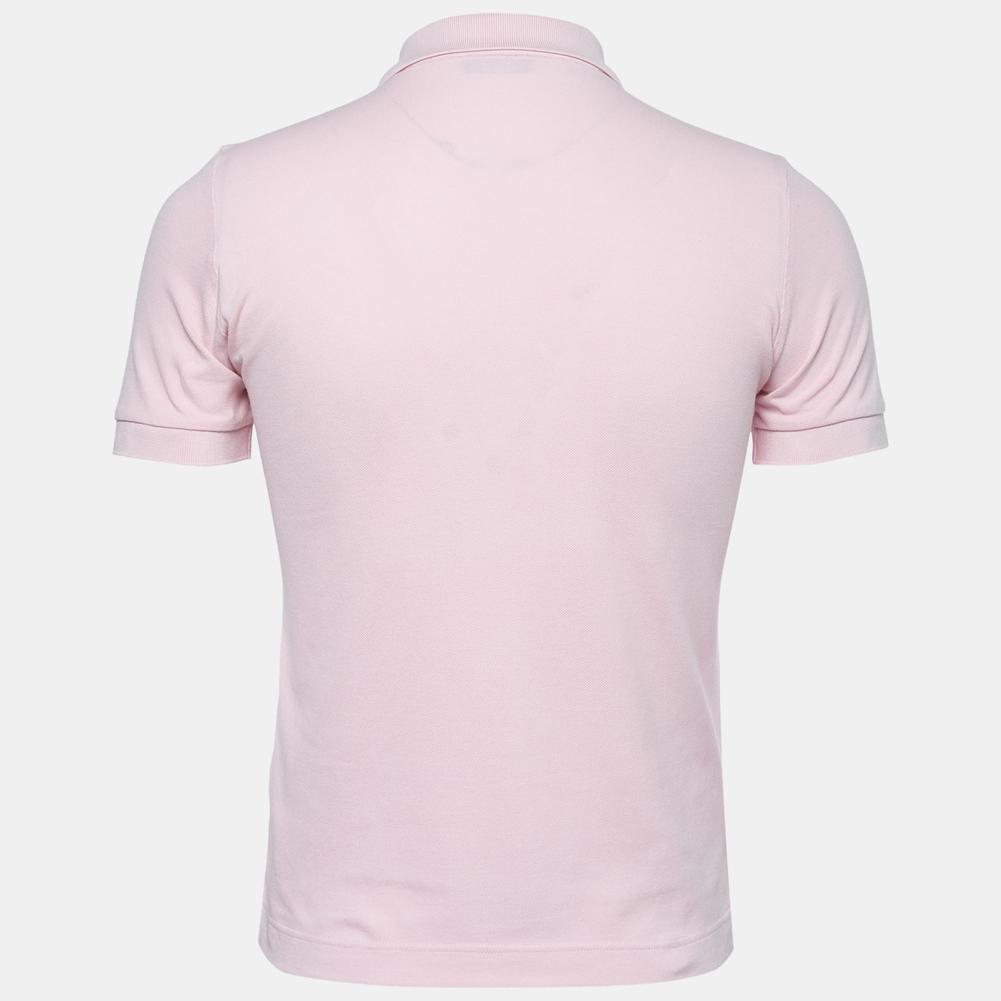 

Dior Homme Pink Logo-Embroidered Cotton Pique Polo T-Shirt