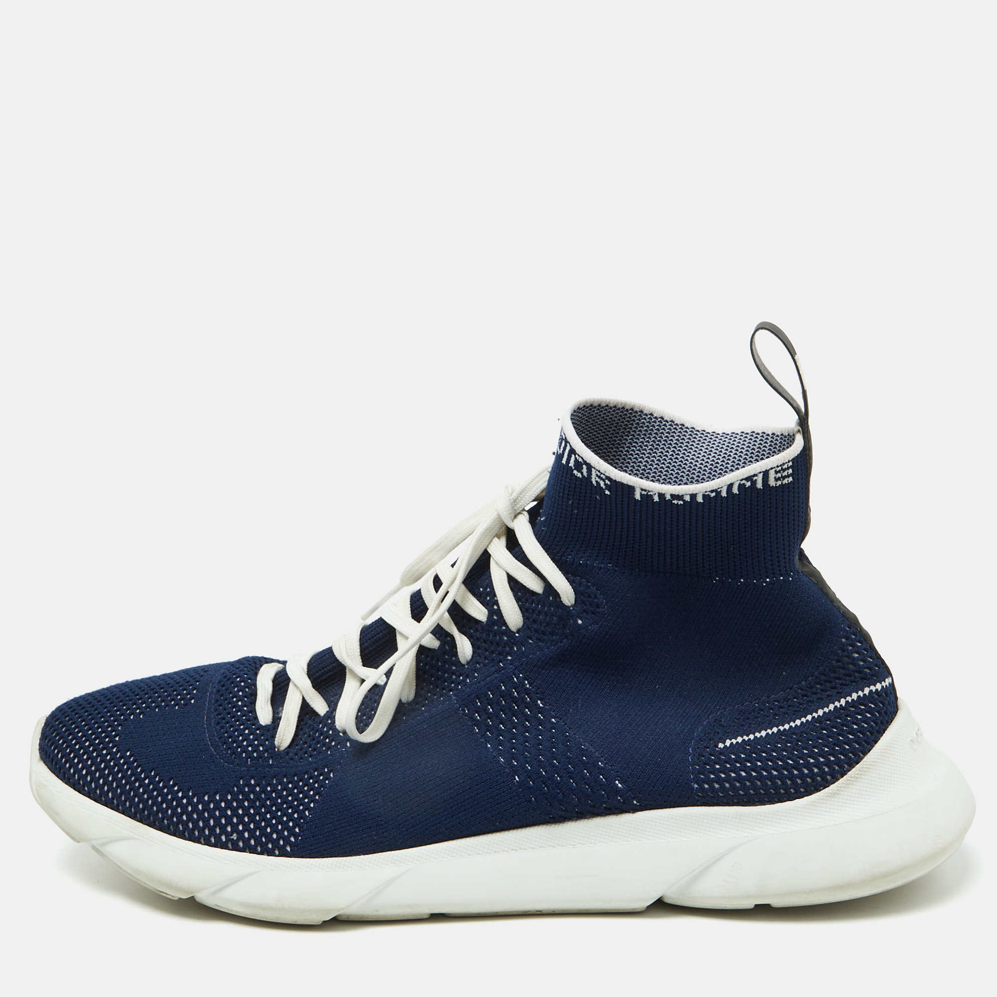 

Dior Homme Blue Knit Fabric B21 Sock Sneakers Size