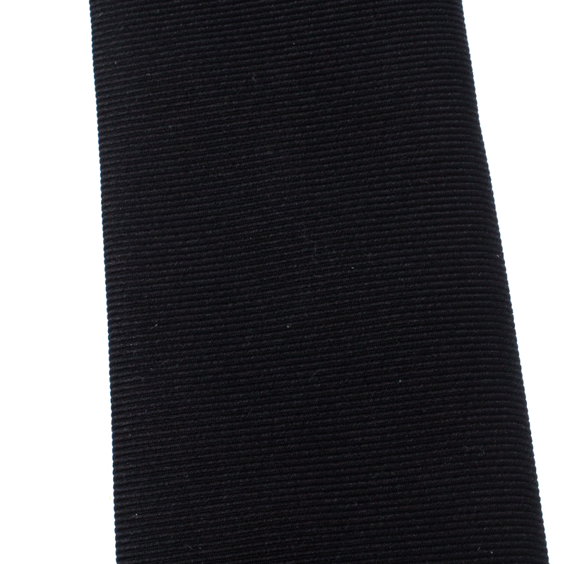 

Dior Black Silk Twill Skinny Tie