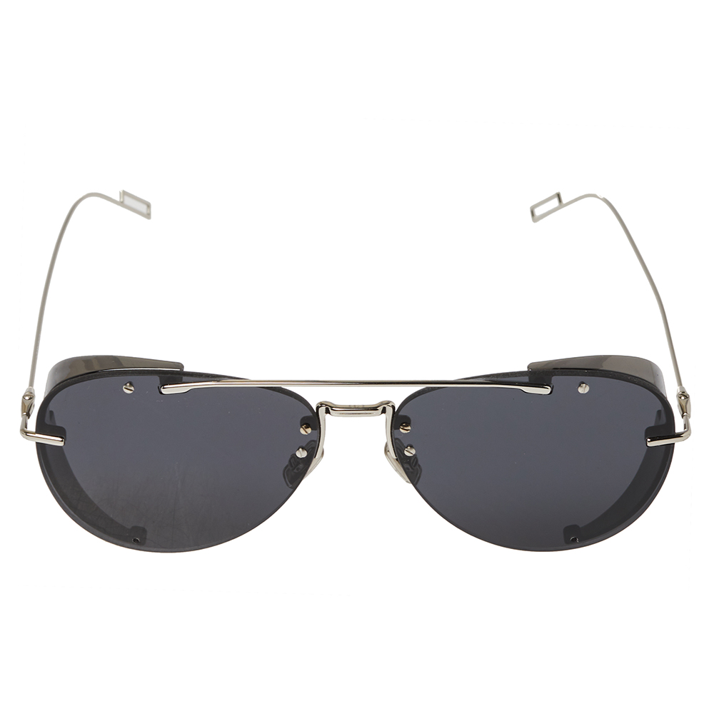 

Dior Silver Tone/Grey 0102K Aviator Sunglasses