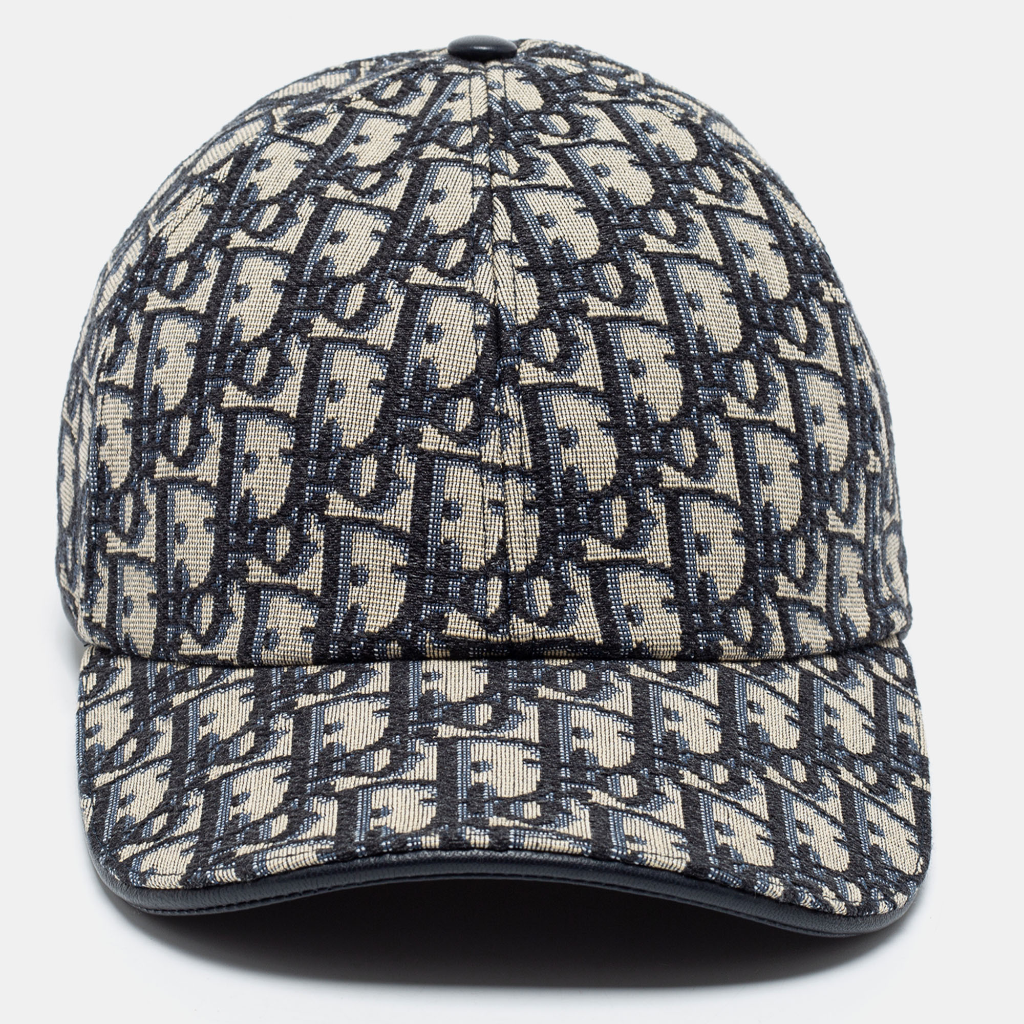 

Dior Homme Navy Blue Oblique Jacquard Baseball Cap