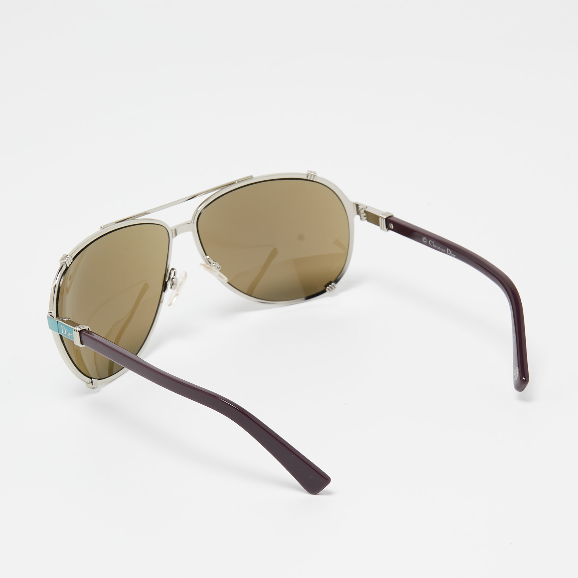 

Dior Blue/Plum Mirrored 1QW3U Chicago 2 Aviator Sunglasses