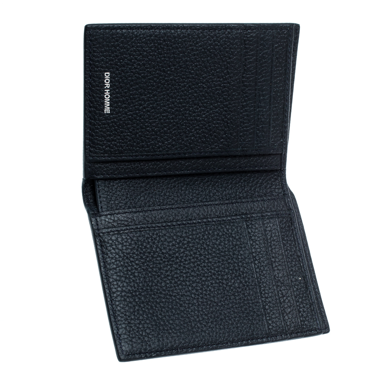 

Dior Homme Navy Blue Leather Bi Fold Wallet