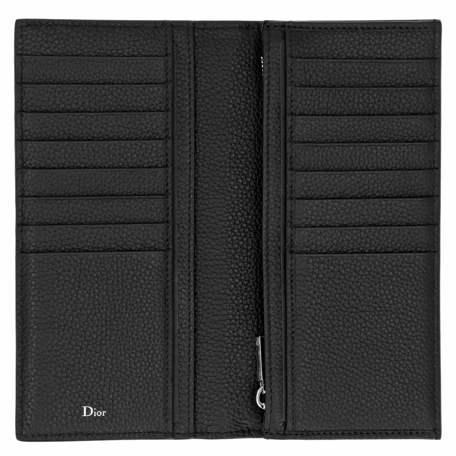 

Dior Black Leather Classic Long Bifold Wallet