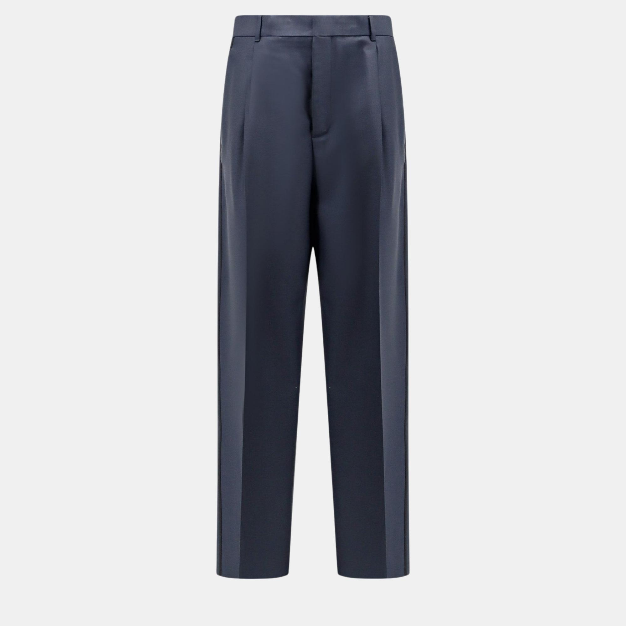 

Dior Blue Mohair Wool Trouser