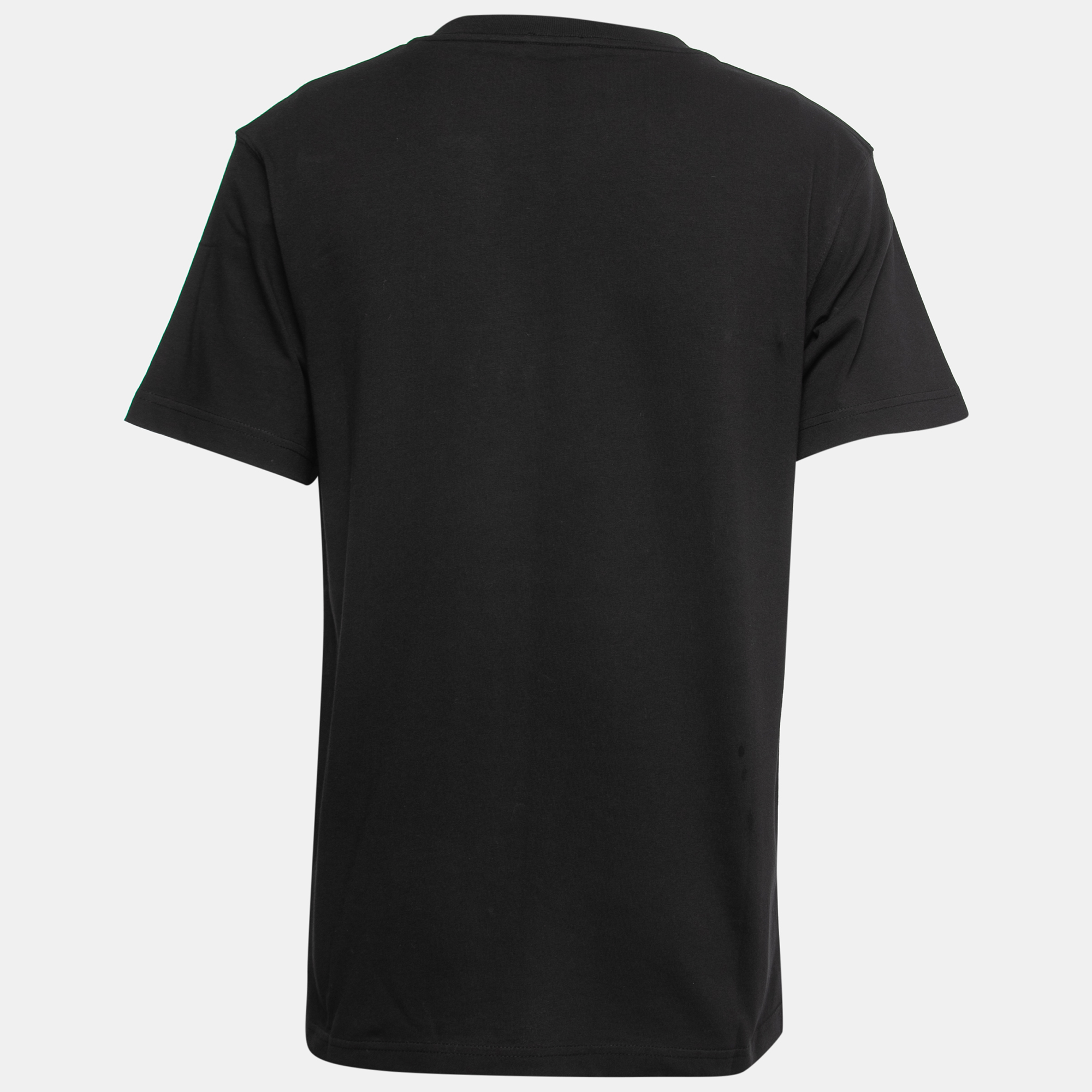 

Dior Homme Black Cotton CD Heart Patch Crew Neck T Shirt