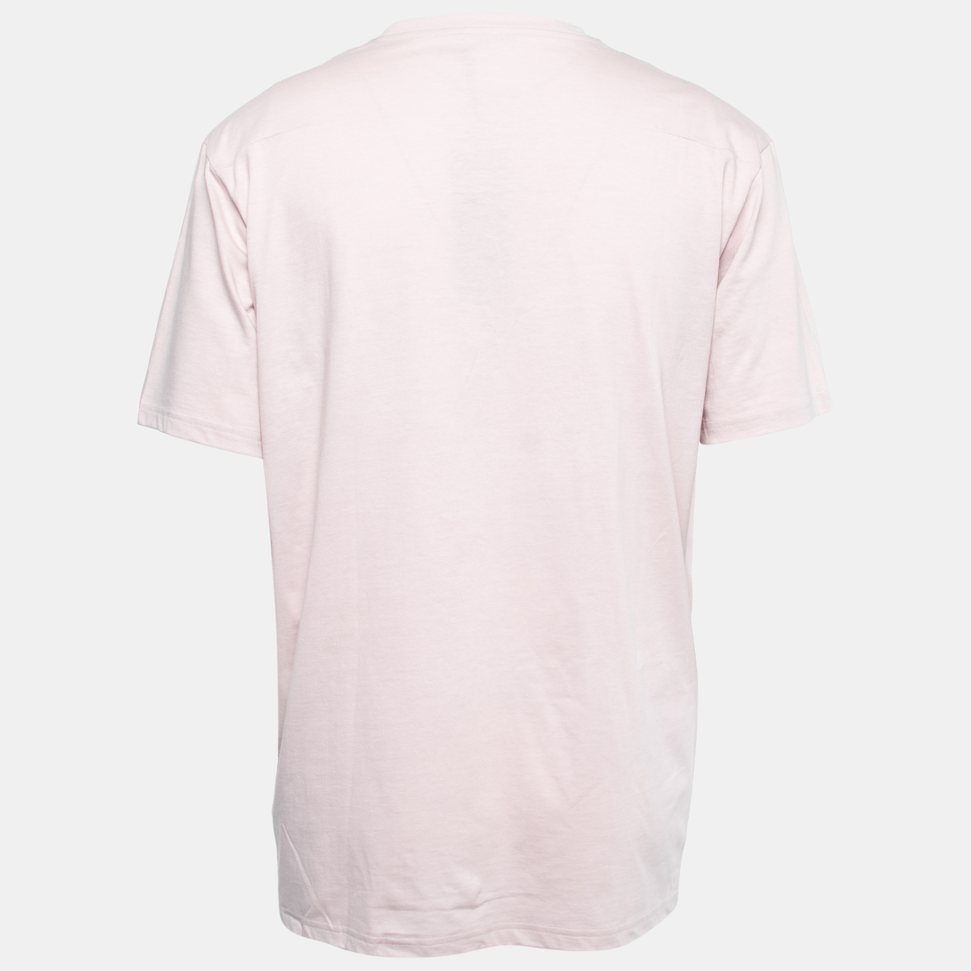 

Dior Homme Pink Cotton Graphic T-Shirt