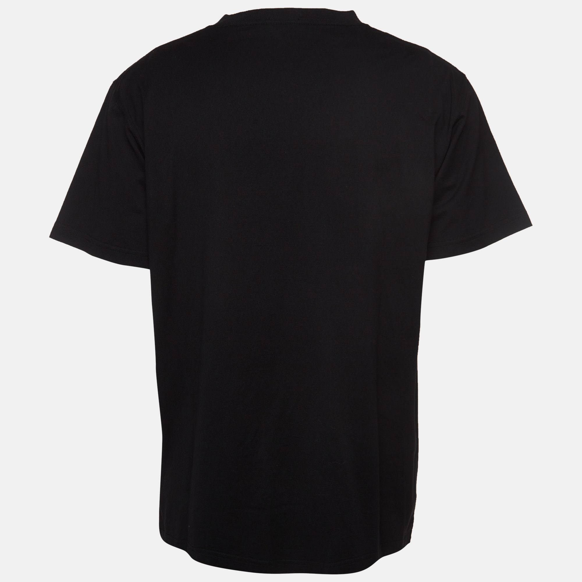 

Dior Homme Black Embroidered Cotton Crew Neck T-Shirt