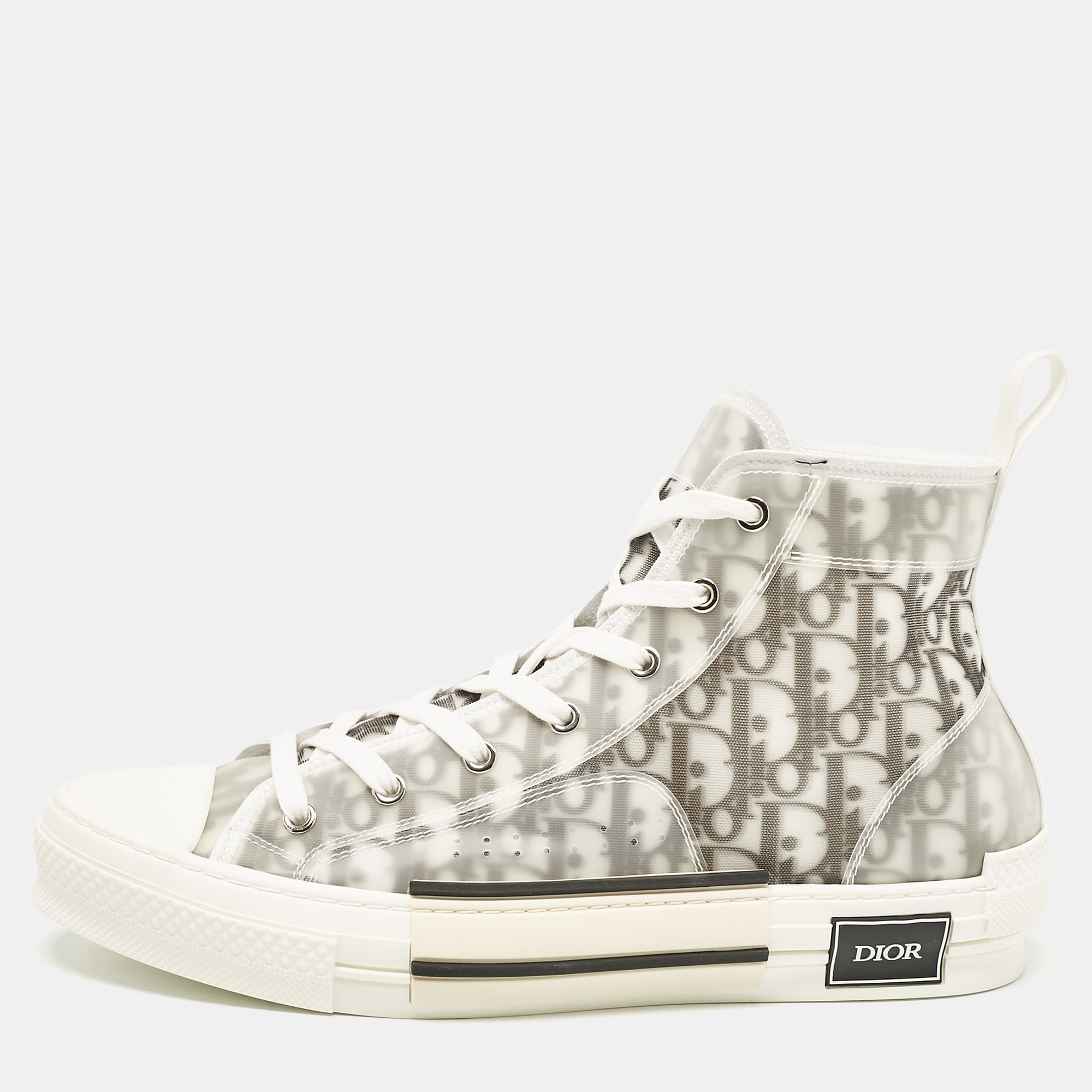 

Dior Grey Mesh and Rubber B23 High Top Sneakers Size