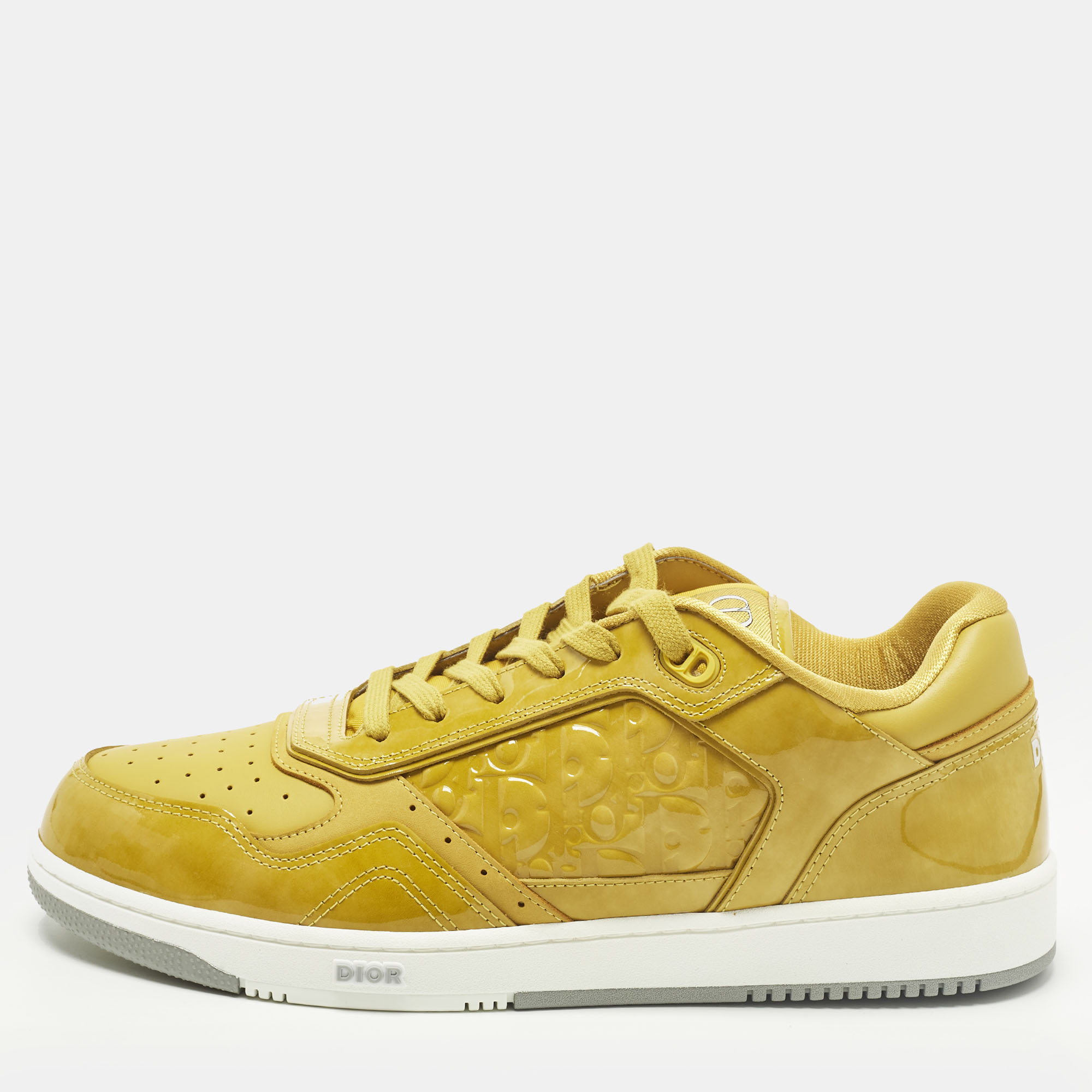

Dior B27 Size  Yellow Leather and PVC Low Top Sneakers