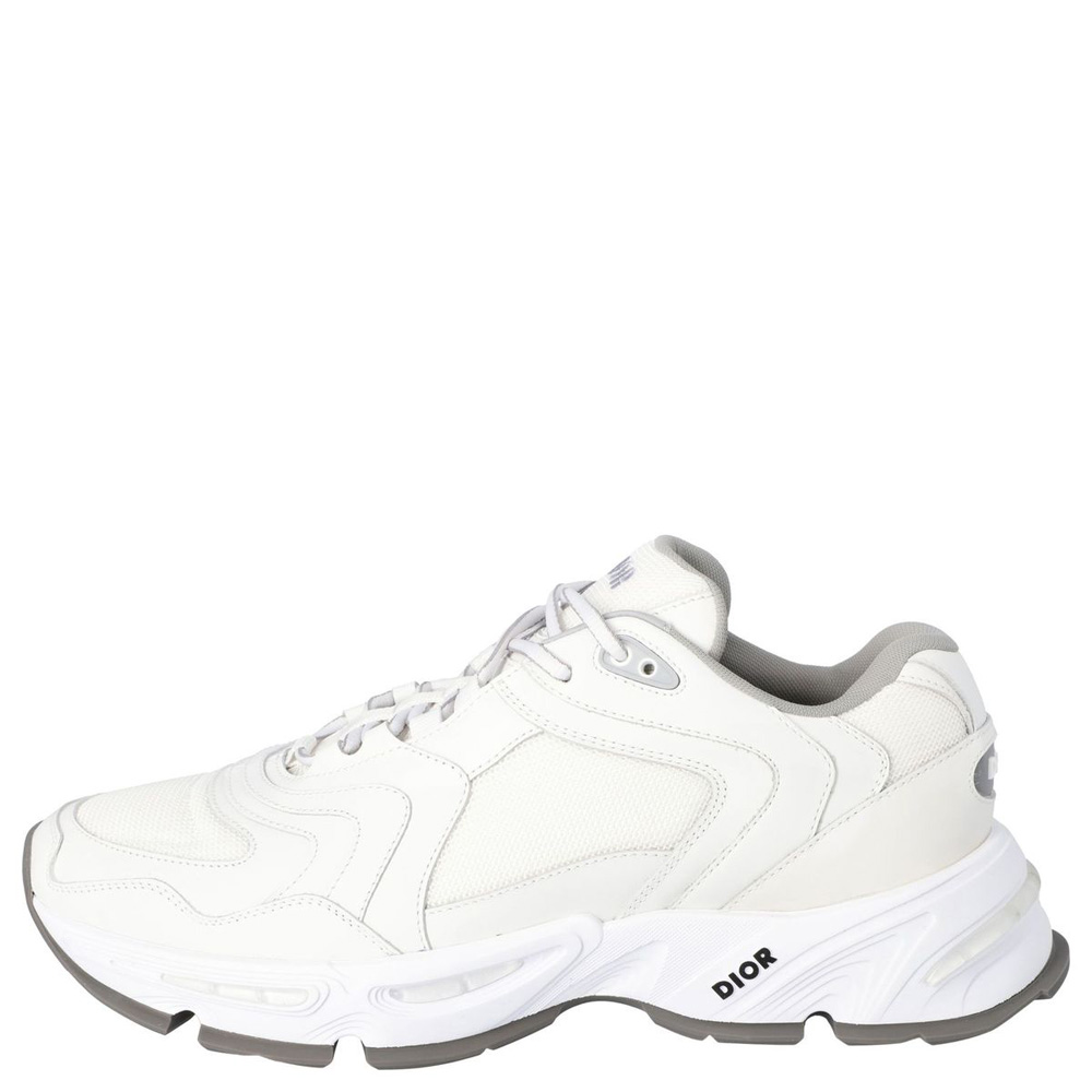 

Dior White Technical Mesh and Calfskin Leather CD1 Sneakers Size EU