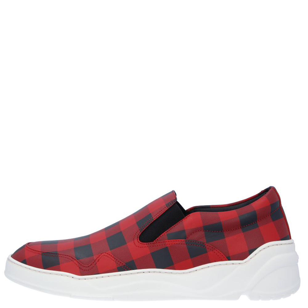 

Dior Red Leather Check Slip-on Sneakers Size EU, Black