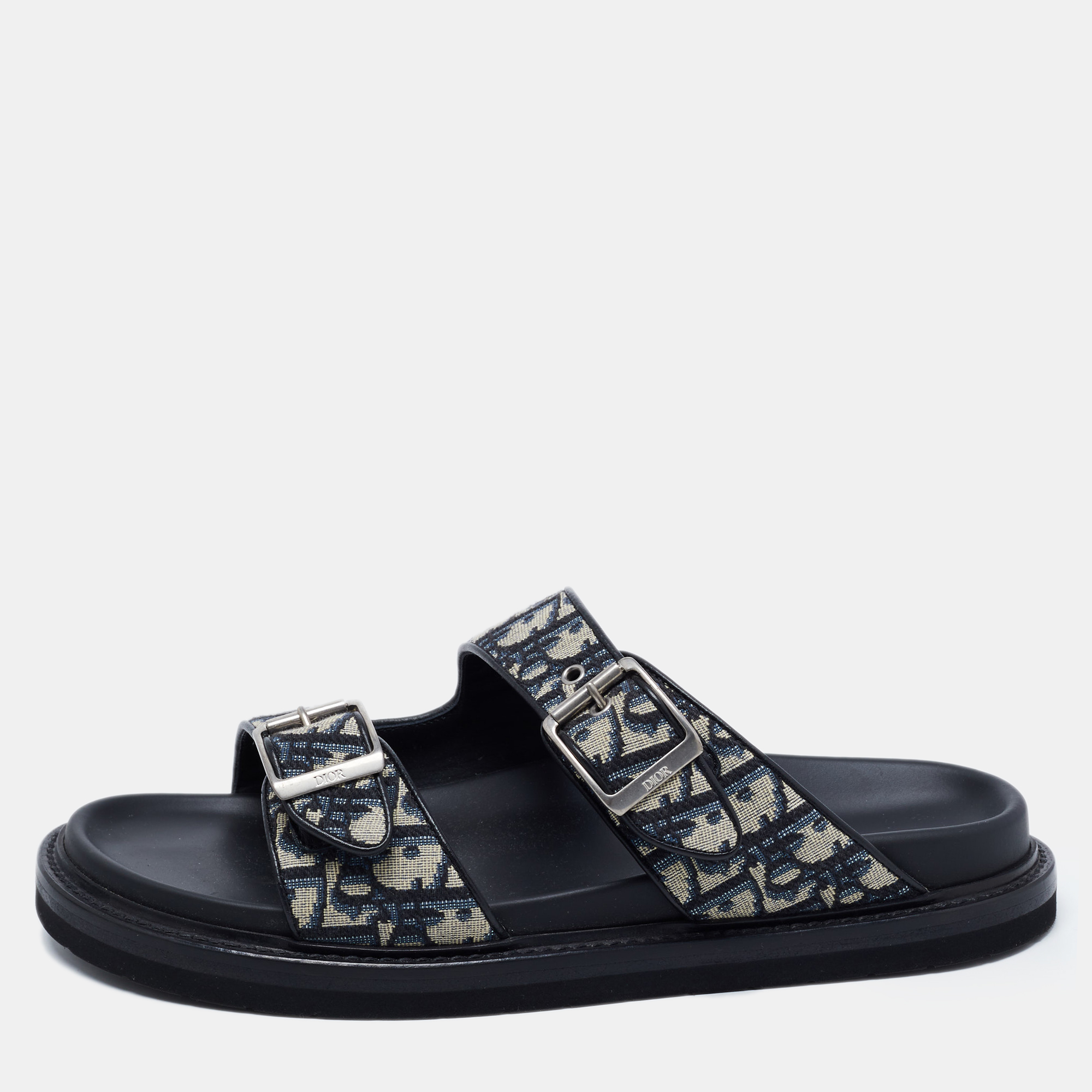 Dior oblique slides hot sale