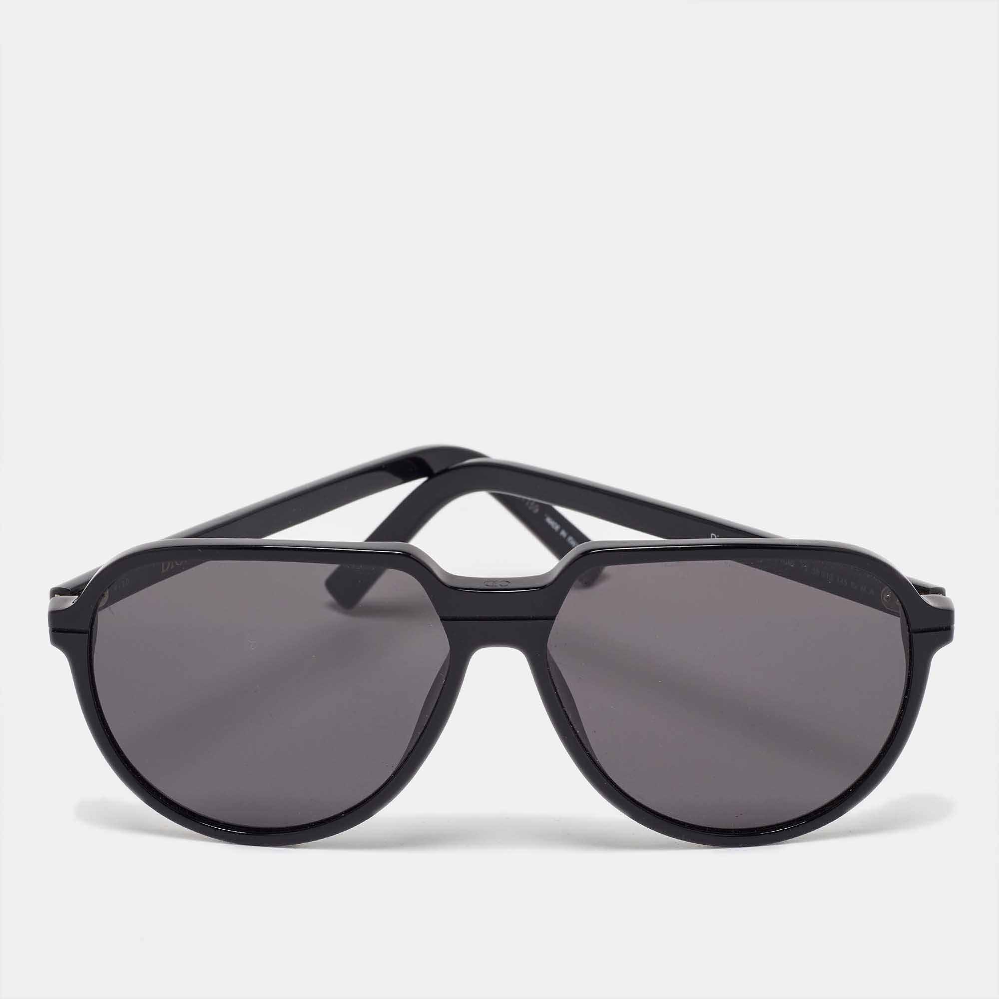 

Dior DiorEssential AI 10A0 Black Aviator Sunglasses