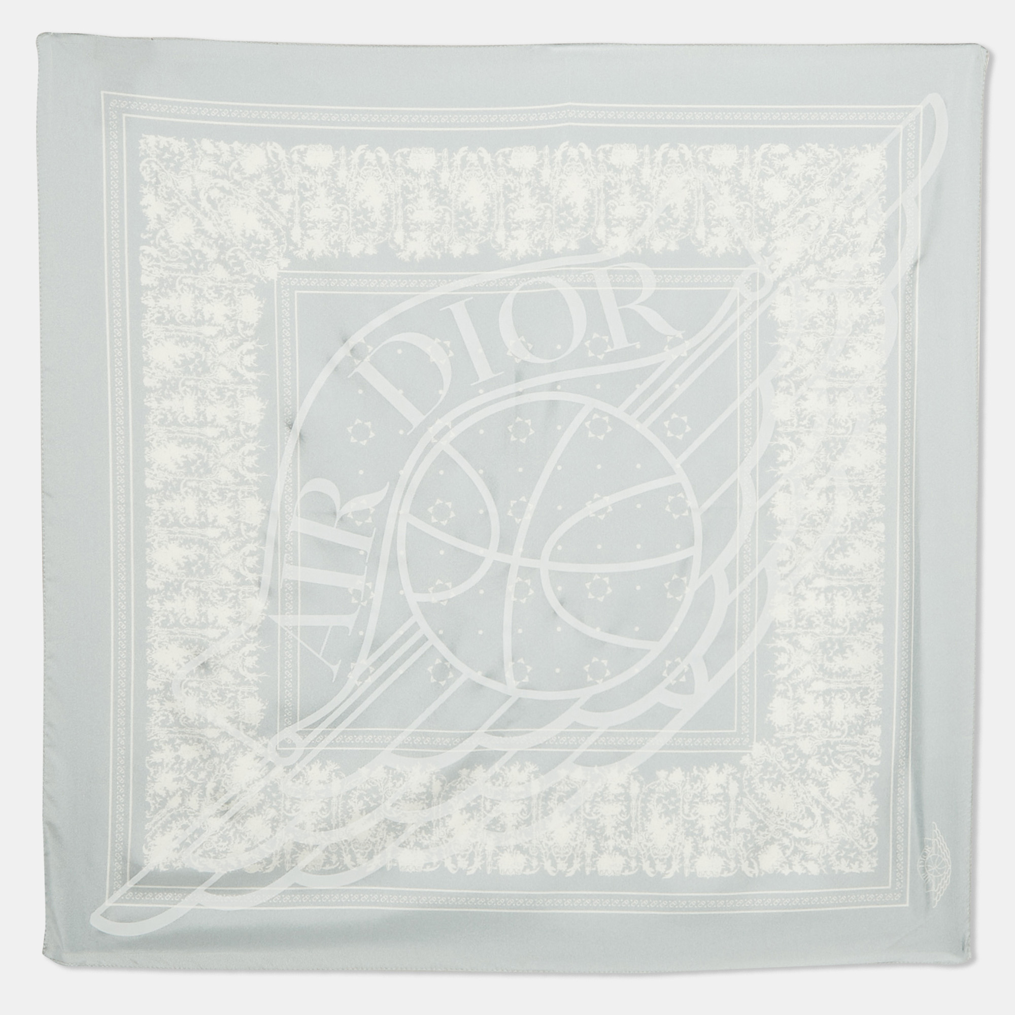 

Dior X Jordan Light Blue AirDior Print Silk Bandana Scarf