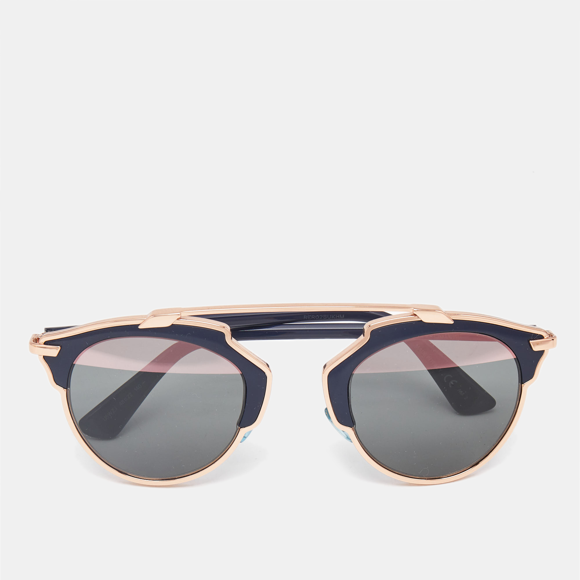

Dior Navy Blue/Black So Real Aviator Sunglasses