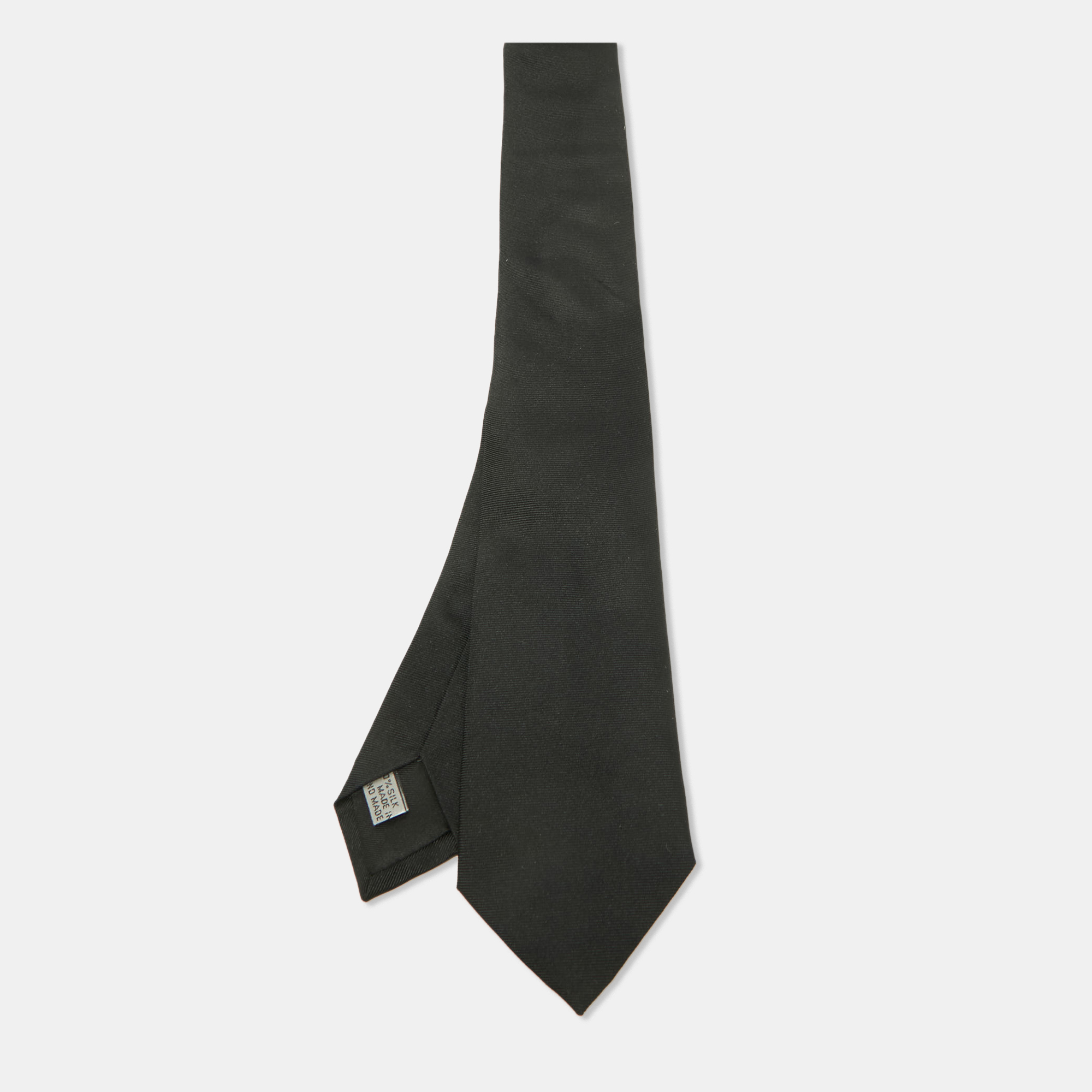 

Dior Black Silk Tie