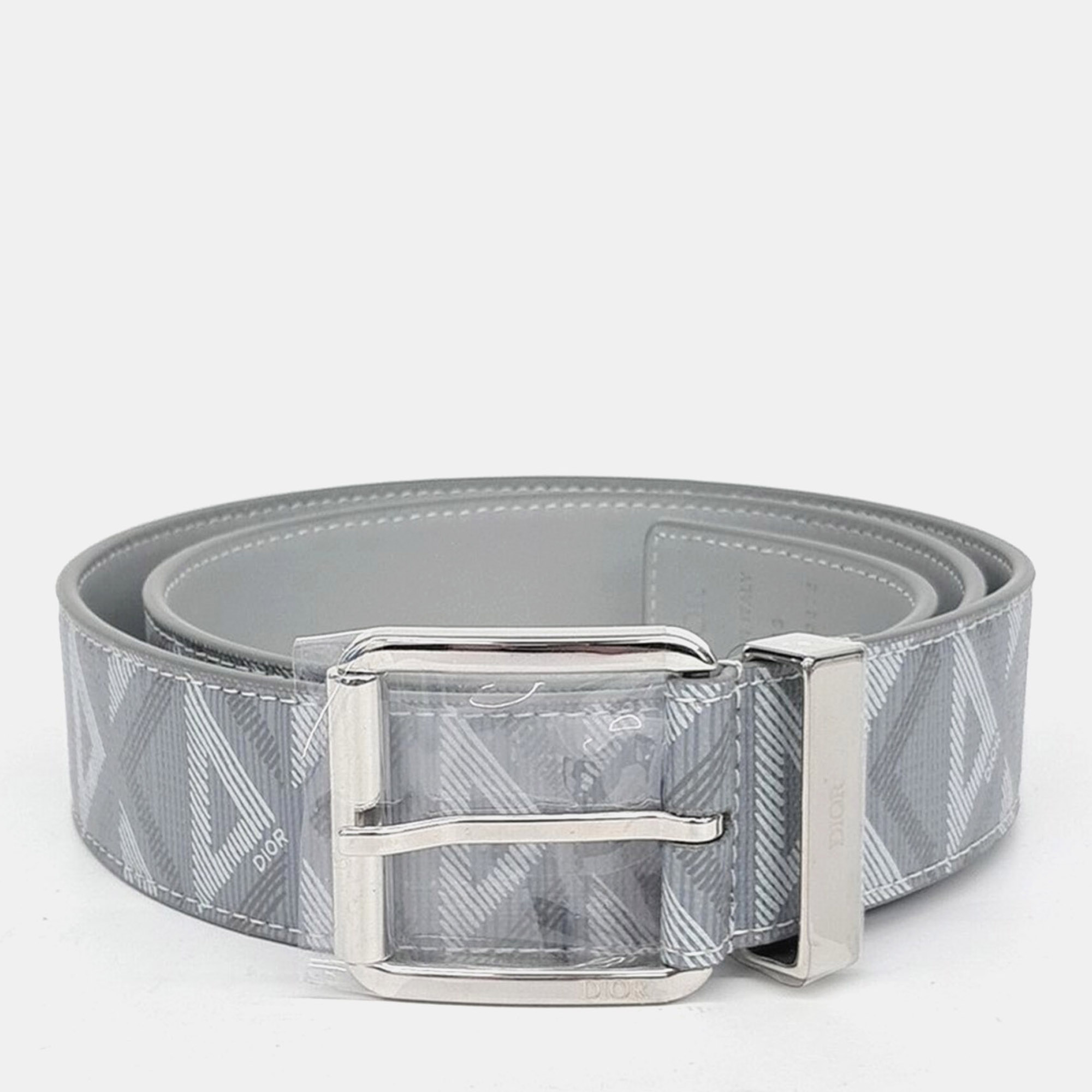 

Dior Leather belt, Grey