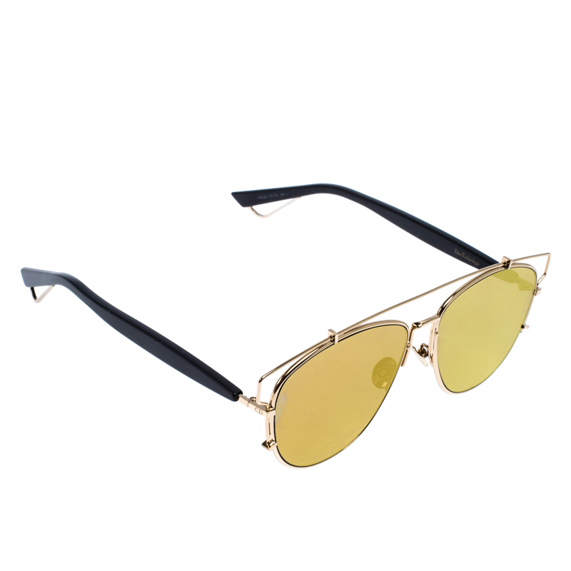dior technologic sunglasses gold