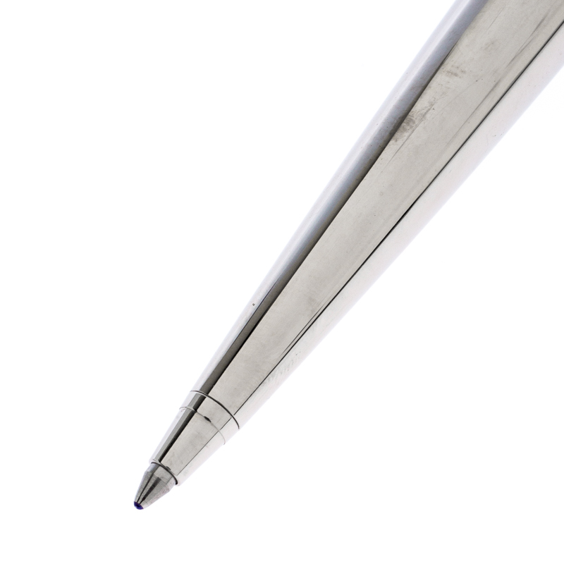 

Dior White Ceramic Embellished Silver Tone Ballpoint Pen