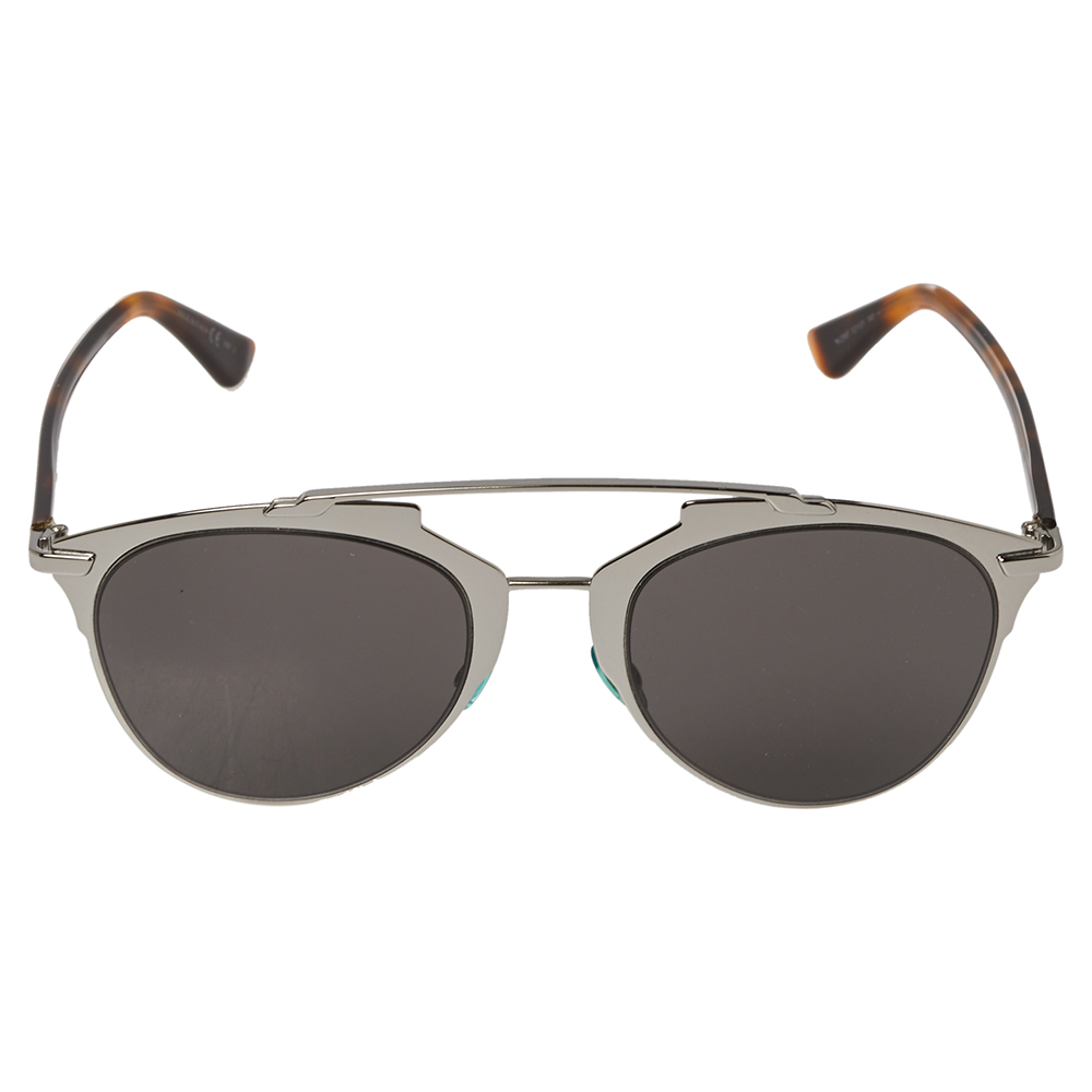 

Dior Brown Havana/Grey 31ZNR Aviator Sunglasses, Black