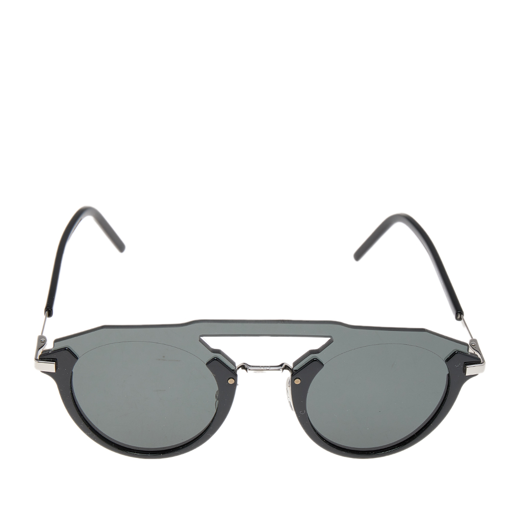 

Dior Black/ Grey 8072K DiorFuturistic Round Sunglasses