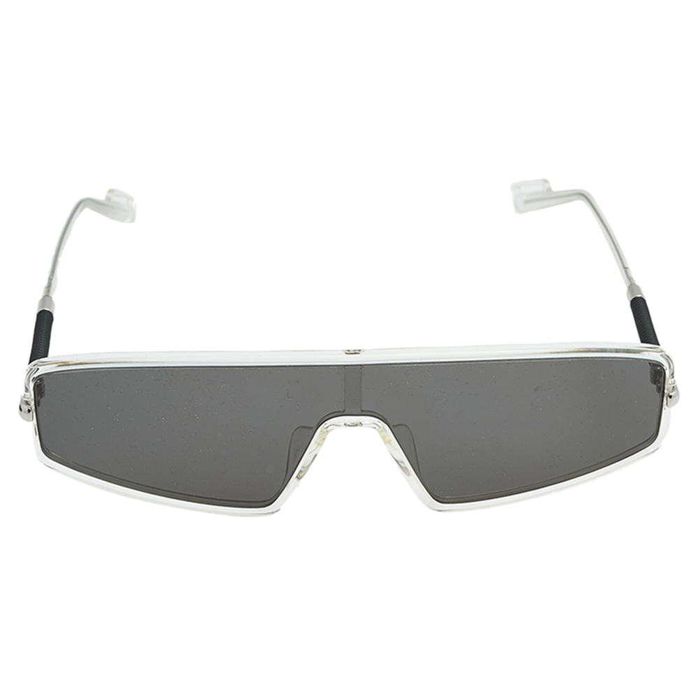 

Dior Homme Clear/ Grey Black DIORMERCURE Shield Sunglasses