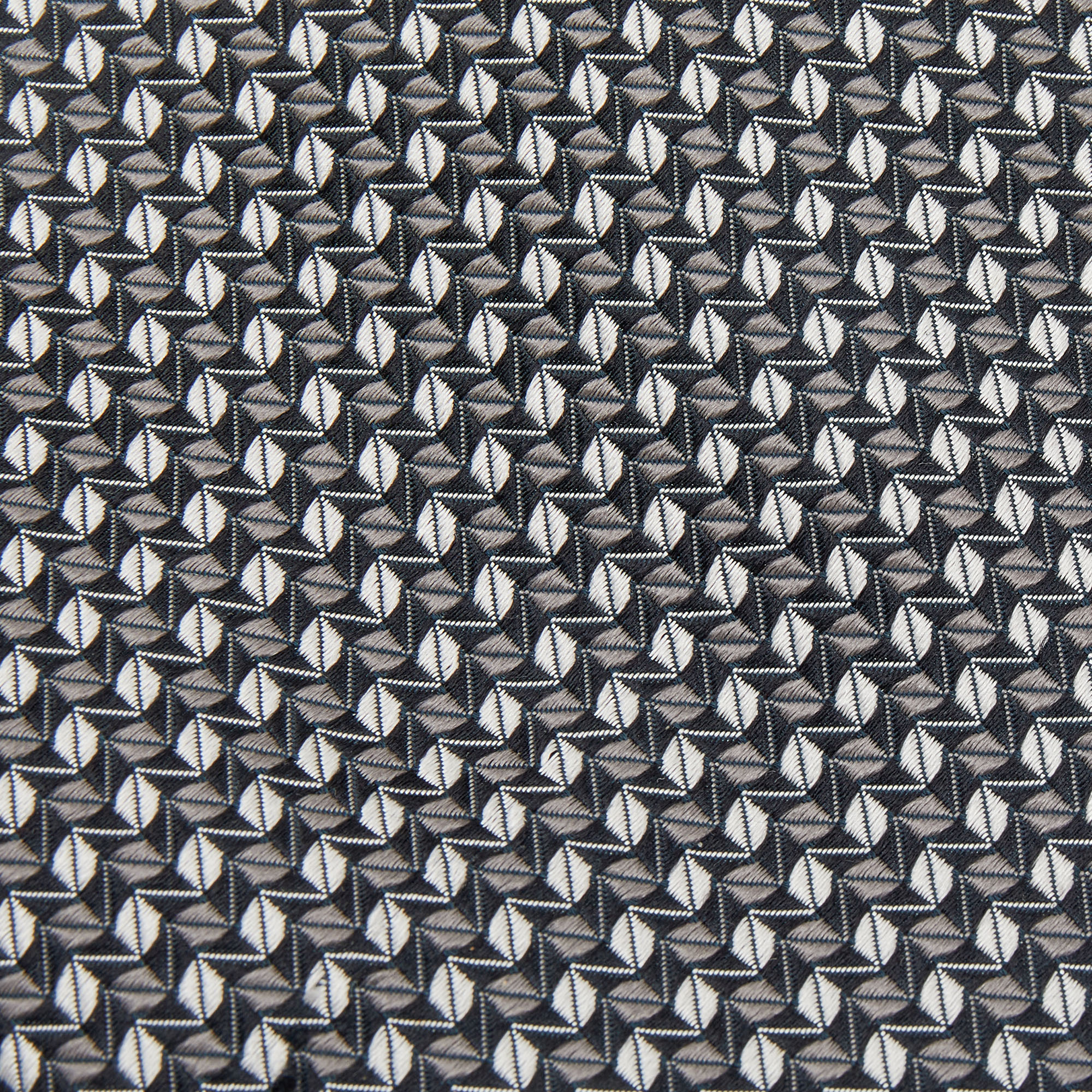 

Dior Black Jacquard Patterned Silk Tie