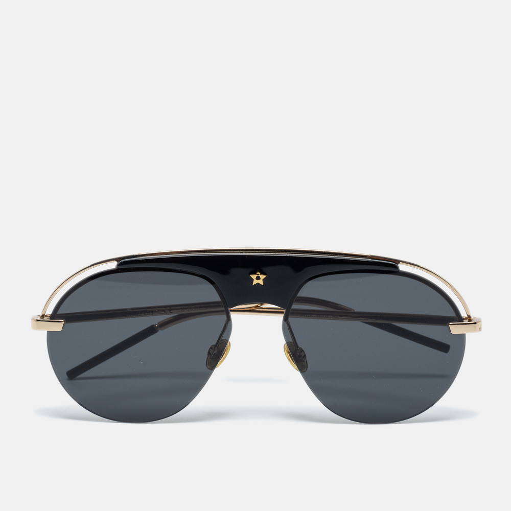 Pre-owned Dior Evolution Avaitor Sunglasses In Black