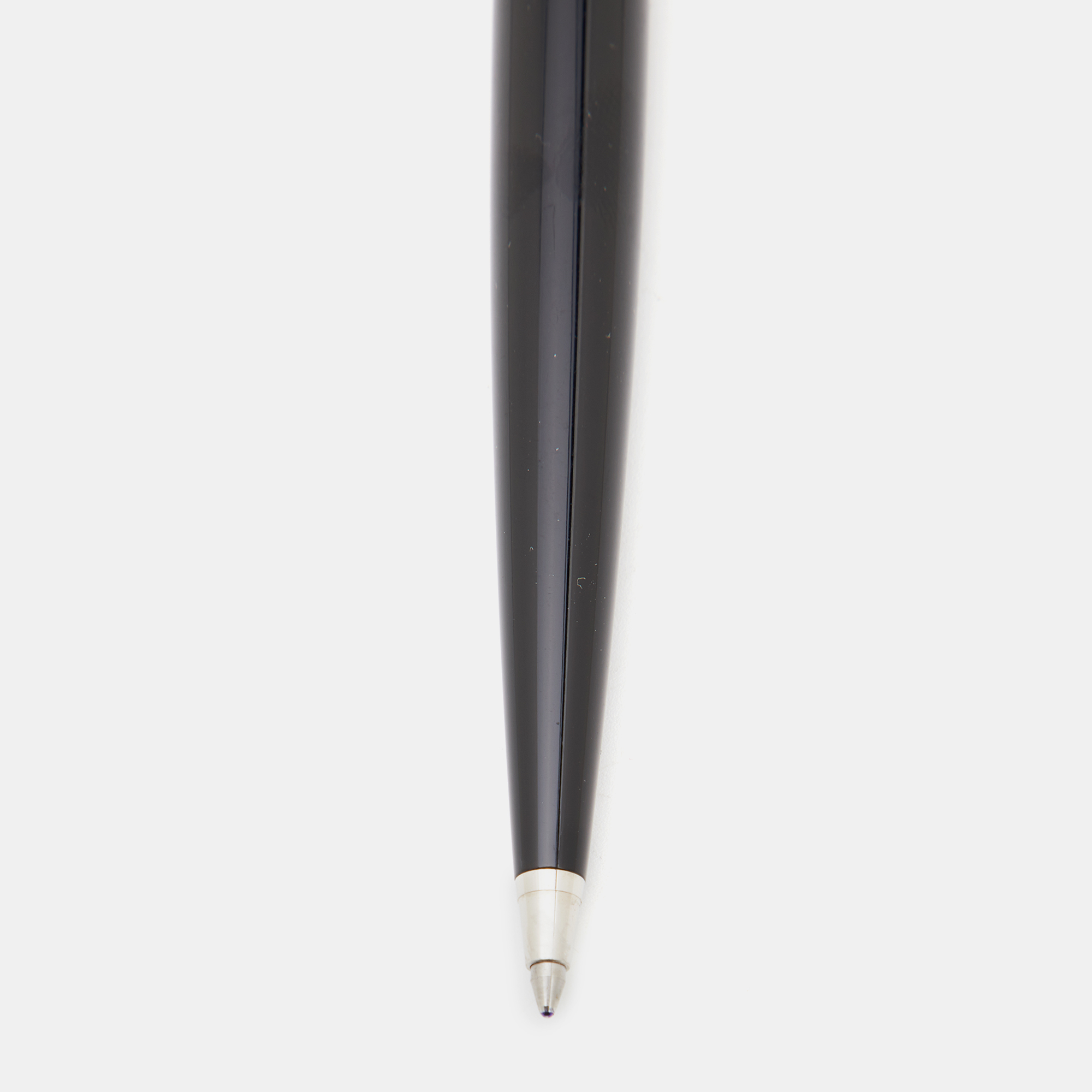 

Dior Fahrenheit Black Lacquer Palladium Finish 4 Diamonds Ballpoint Pen