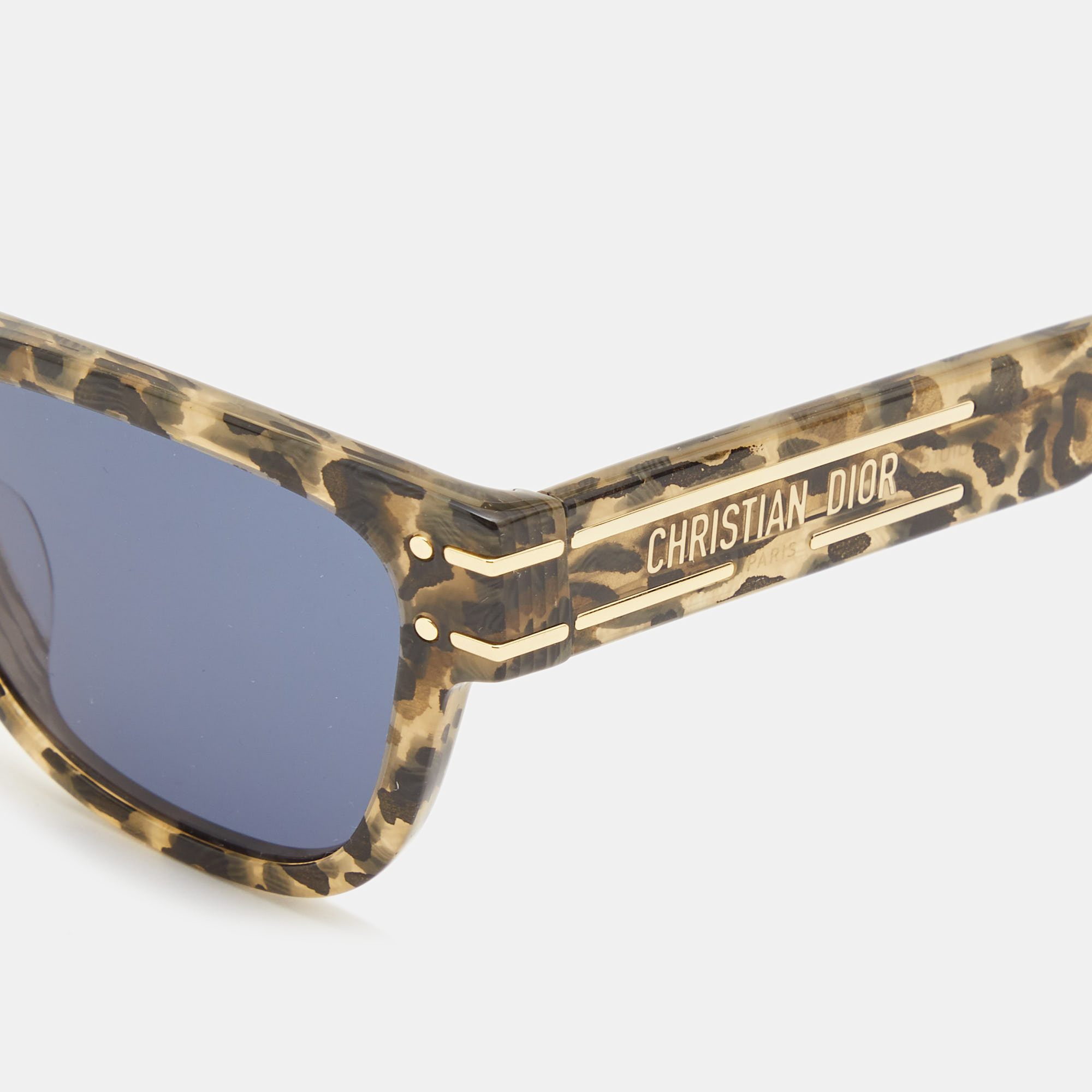 

Dior Beige/Black Leopard Print DiorSignature Sunglasses