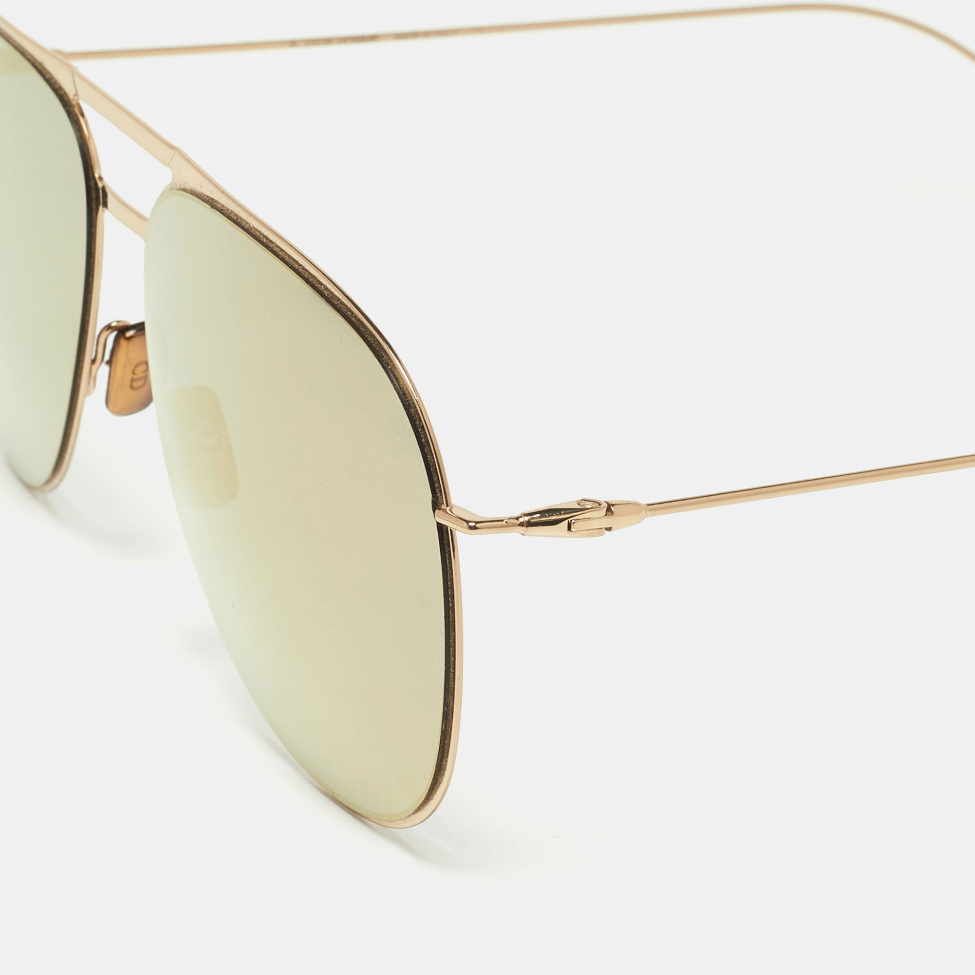 

Dior Homme Gold/Black Mirrored DIOR0205S Aviator Sunglasses