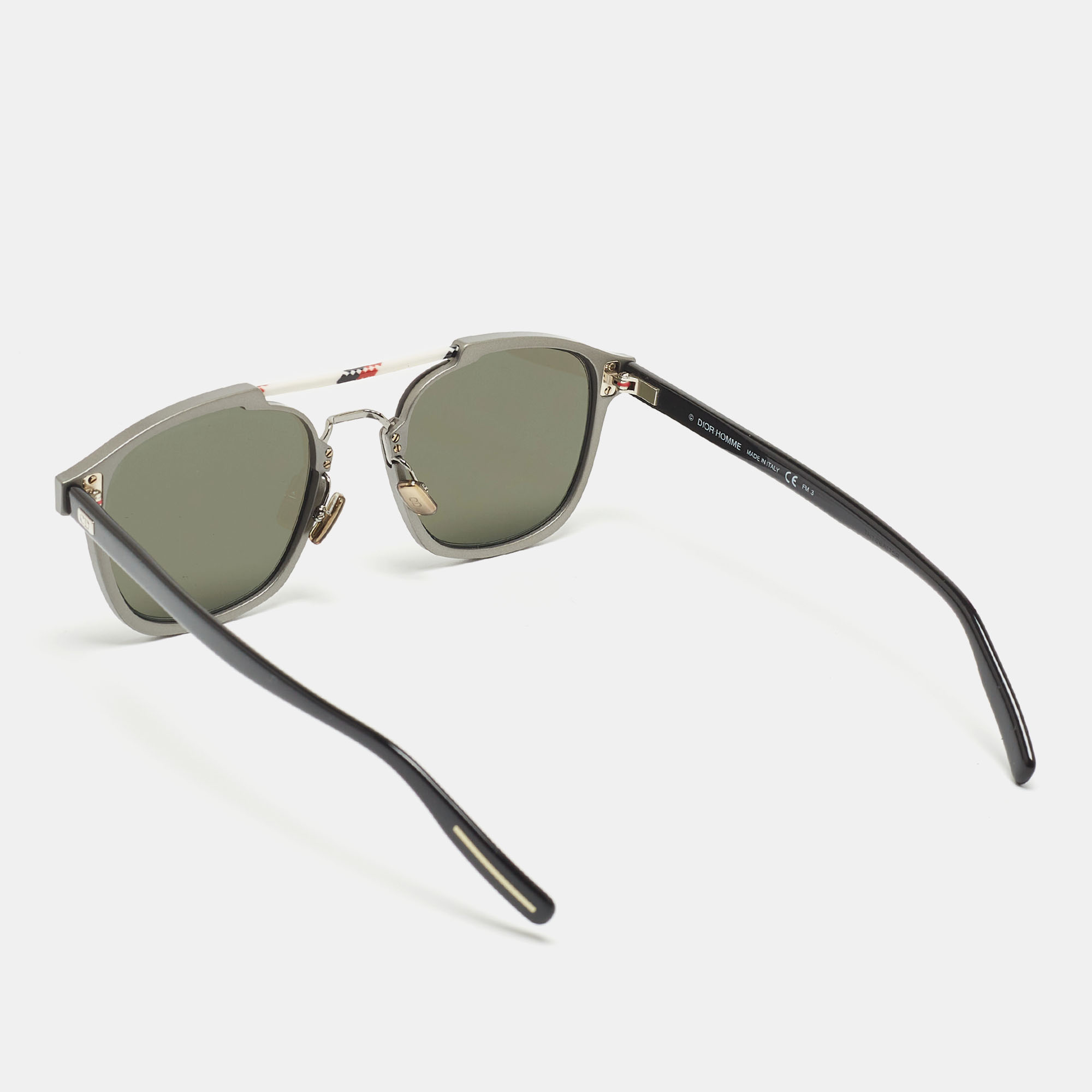 

Dior Homme Grey/Black AL13.13 Mirror Wayfarer Sunglasses