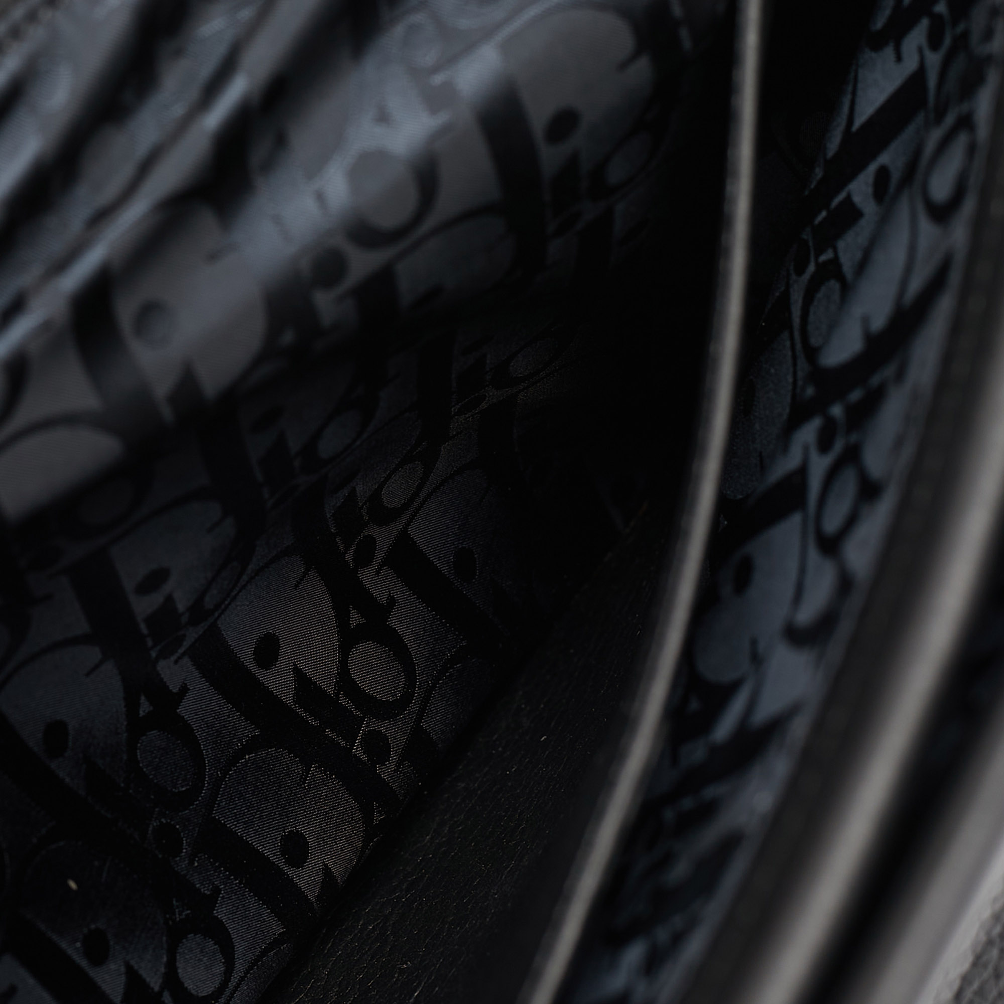 Dior Black Leather Pillow Bag 