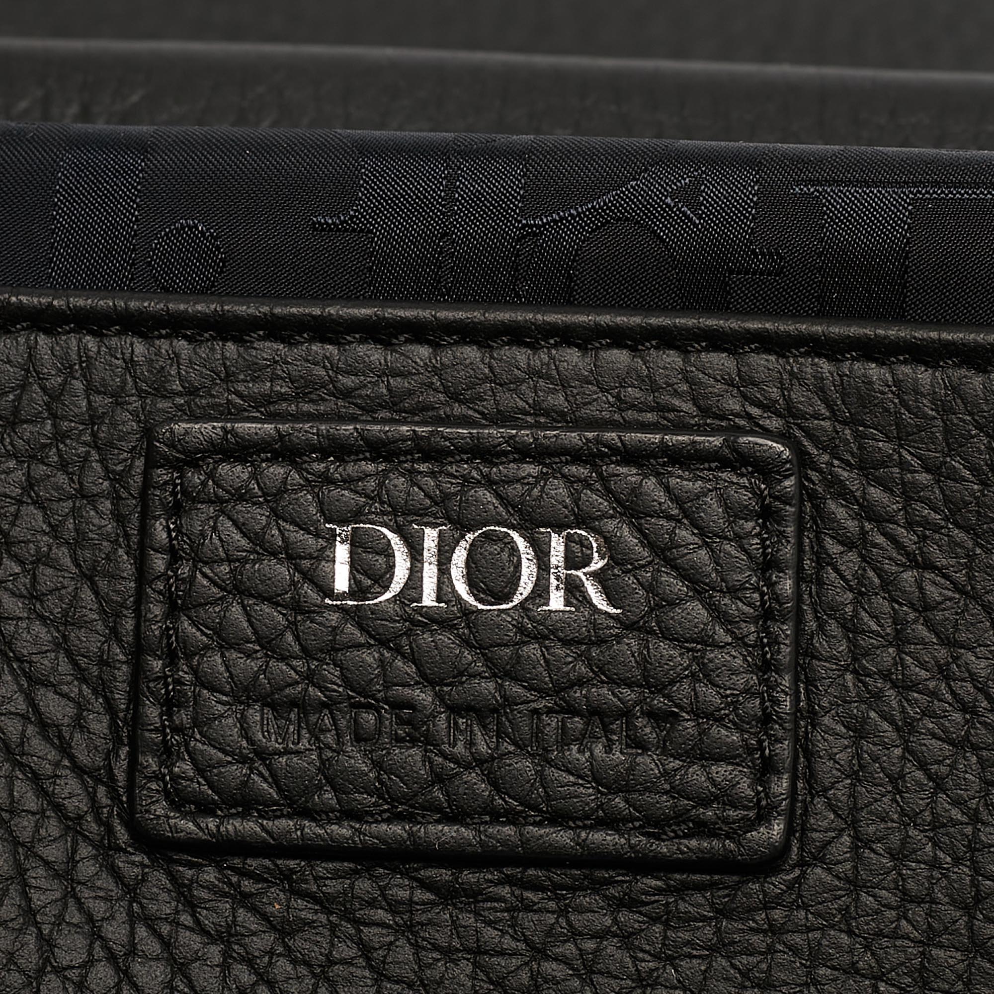Dior Black Leather Pillow Bag 
