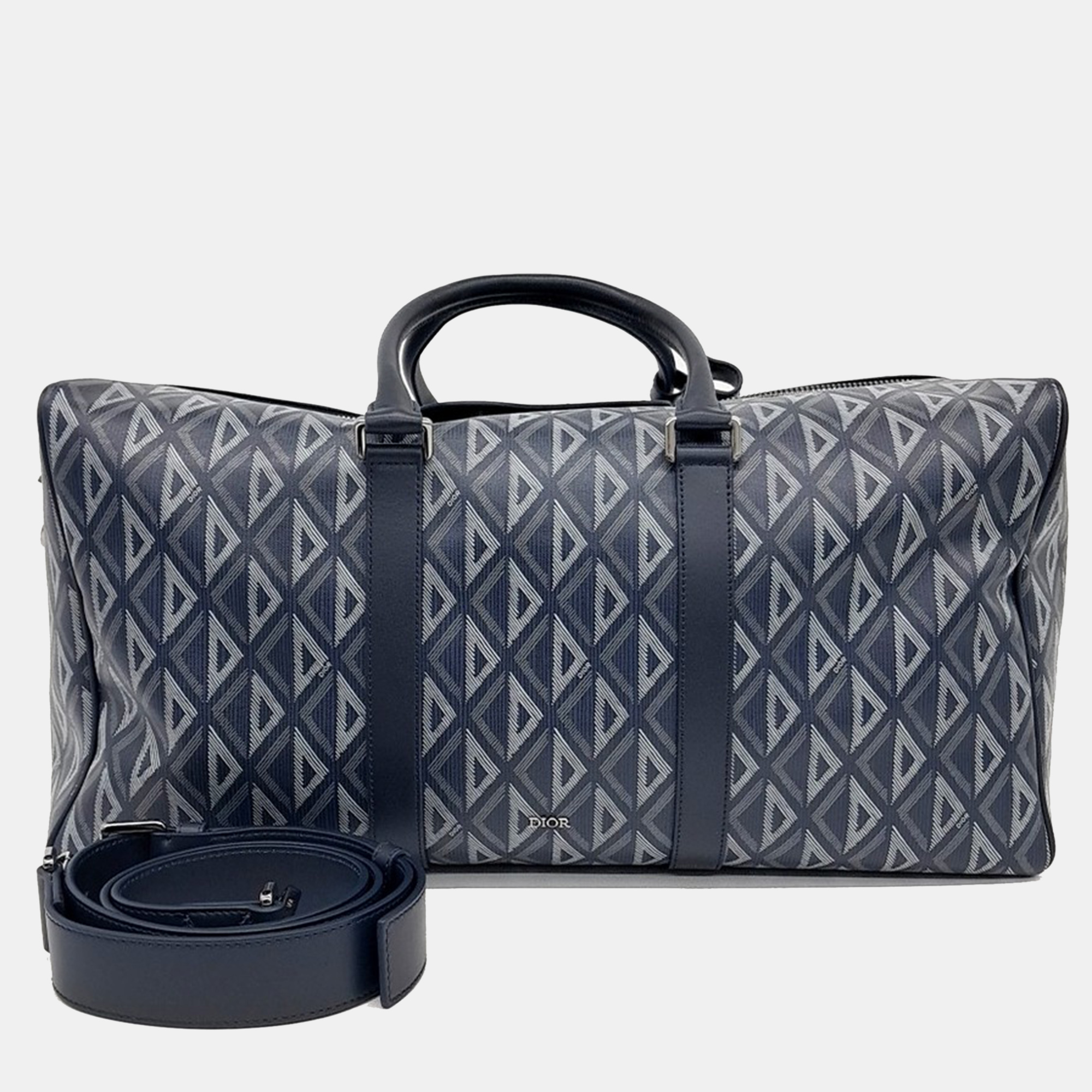 

Dior Blue PVC Ringo 50 Boston Bag