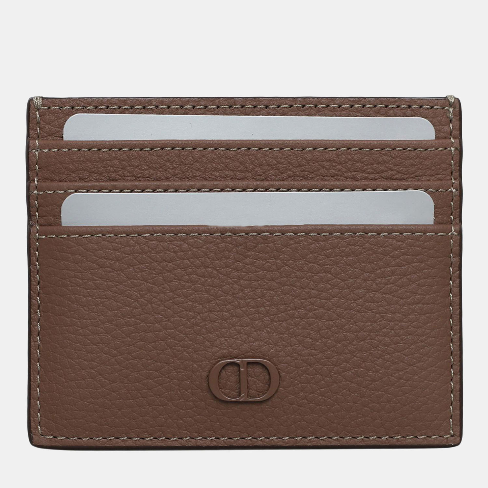 

Christian Dior Cd Icon Card Holder, Brown