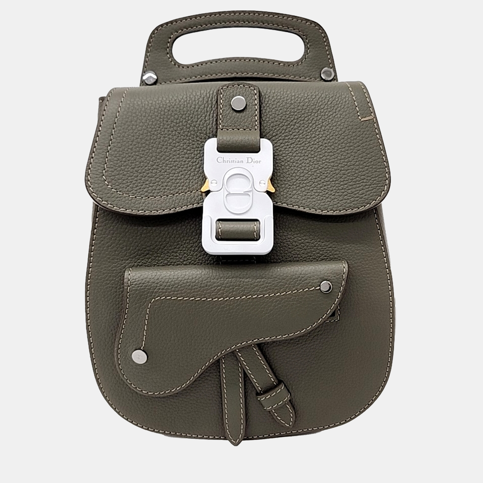 

Dior Brown Leather Gallop Mini Slingback